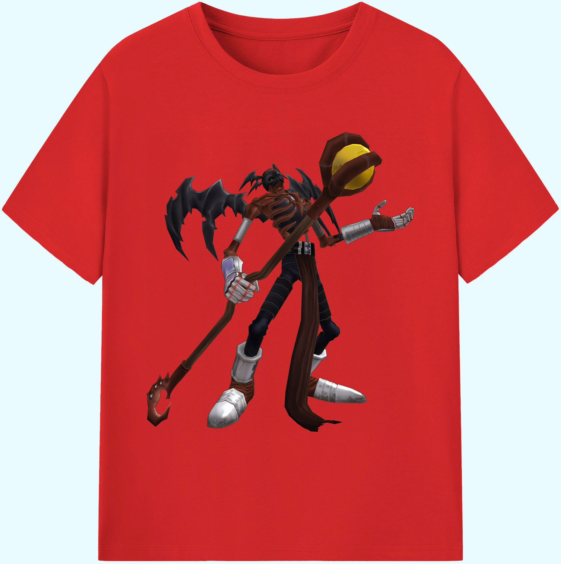 （画像用） Digimon デジタルモンスター/デジモン 綿100％ メンズ半袖Tシャツ｜肌触りやわらか＆通気性