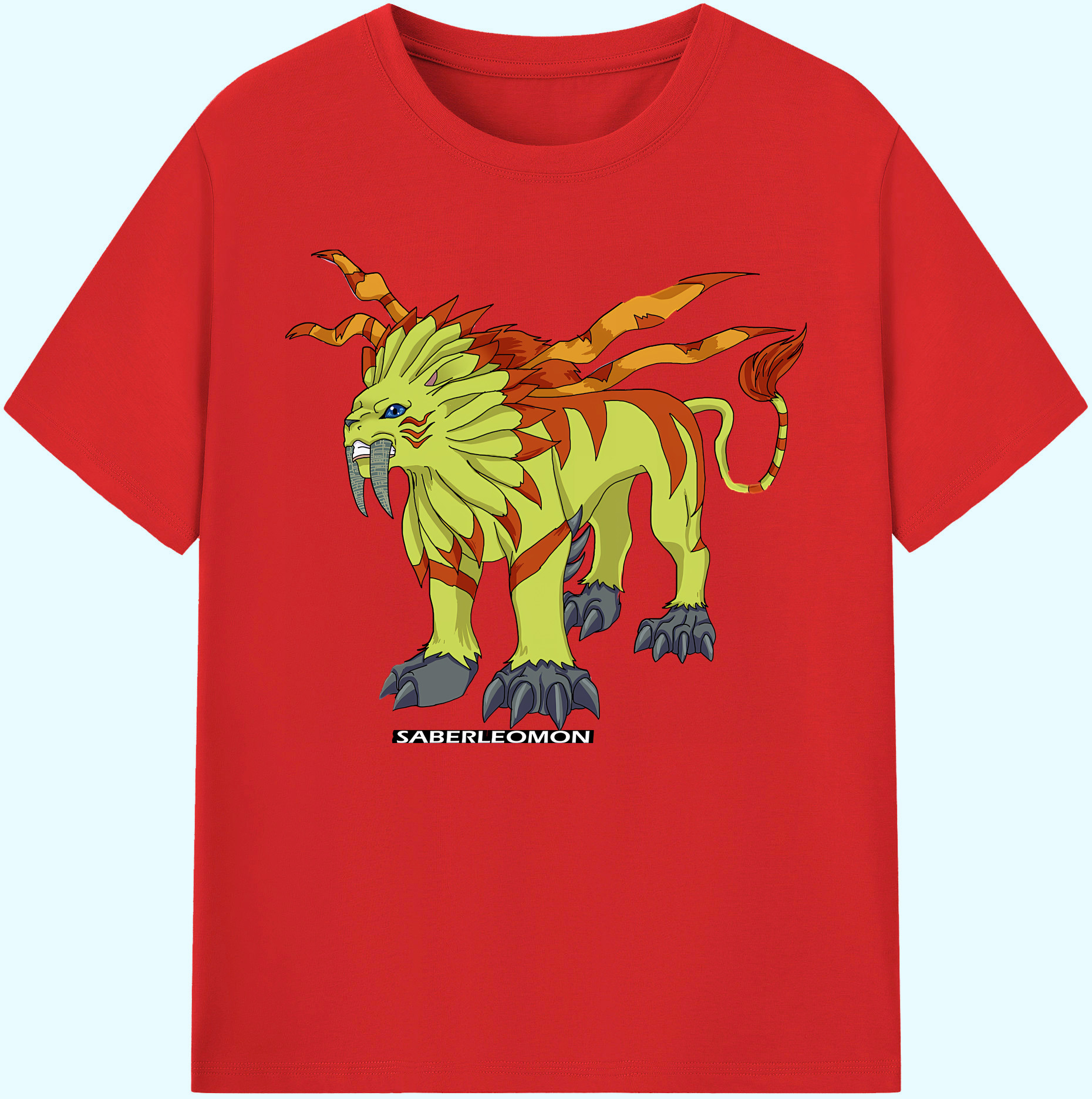 （画像用） Digimon デジタルモンスター/デジモン 綿100％ メンズ半袖Tシャツ｜肌触りやわらか＆通気性