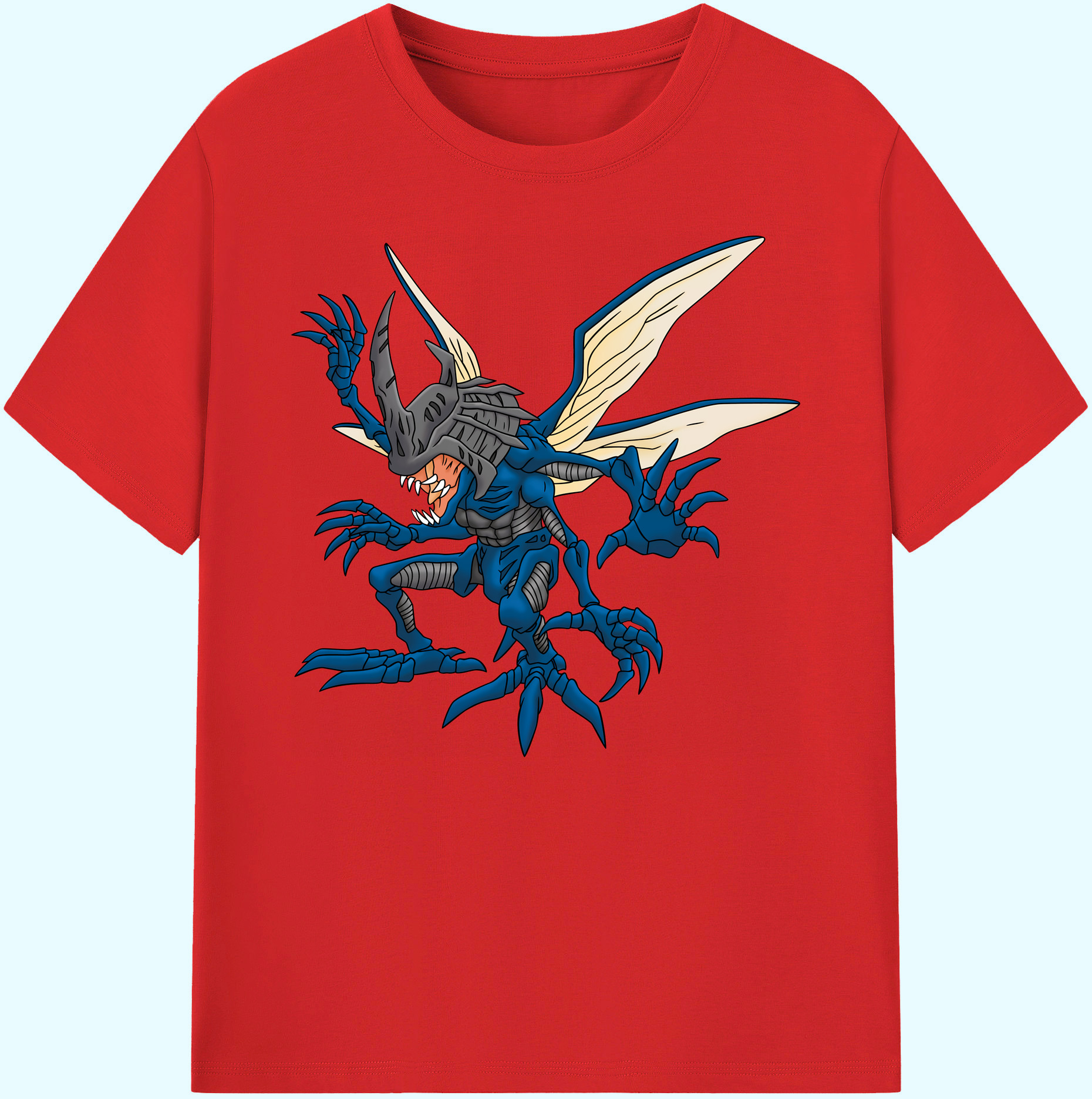 （画像用） Digimon デジタルモンスター/デジモン 綿100％ メンズ半袖Tシャツ｜肌触りやわらか＆通気性
