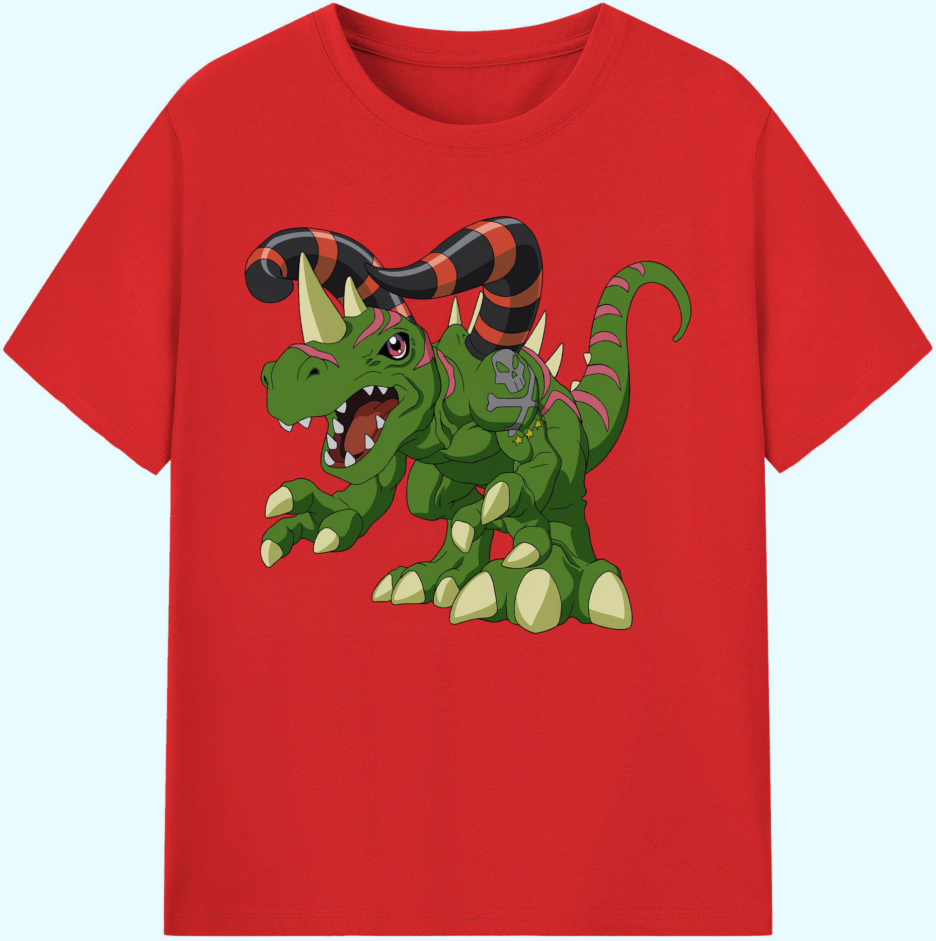 （画像用） Digimon デジタルモンスター/デジモン 綿100％ メンズ半袖Tシャツ｜肌触りやわらか＆通気性