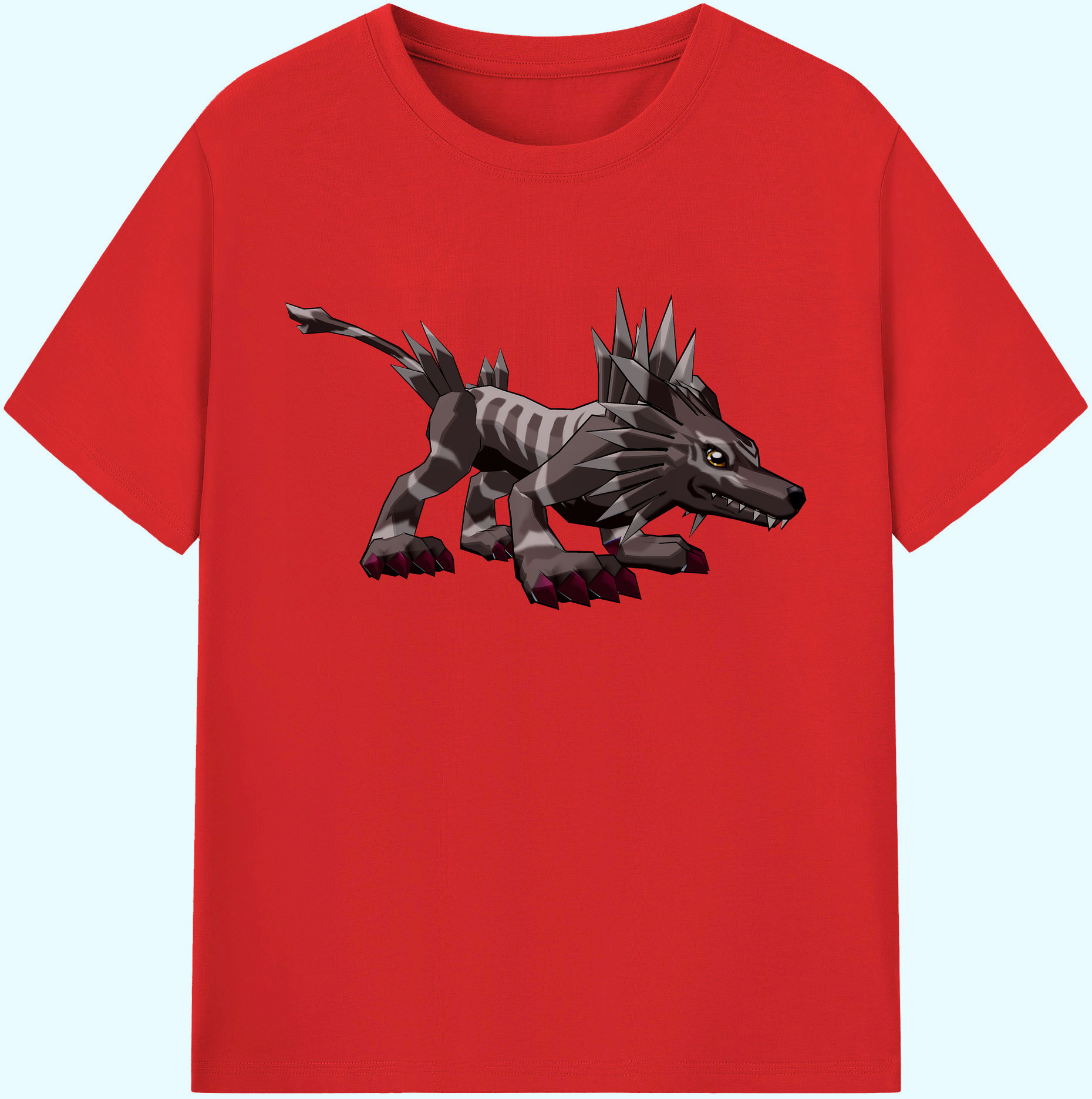 （画像用） Digimon デジタルモンスター/デジモン 綿100％ メンズ半袖Tシャツ｜肌触りやわらか＆通気性
