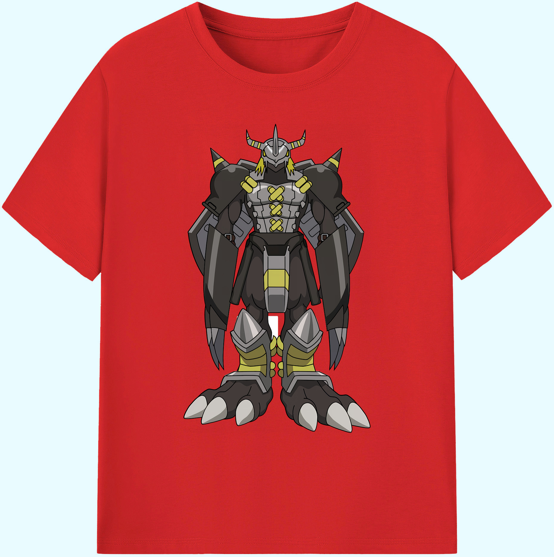 （画像用） Digimon デジタルモンスター/デジモン 綿100％ メンズ半袖Tシャツ｜肌触りやわらか＆通気性