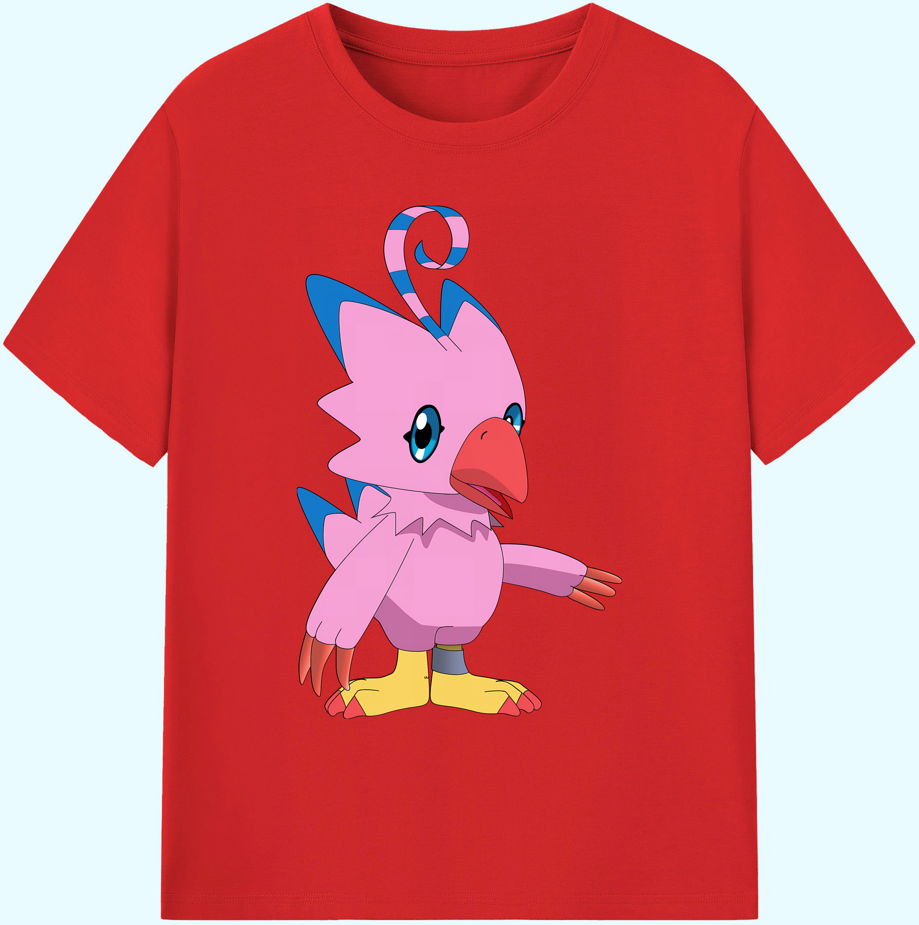 （画像用） Digimon デジタルモンスター/デジモン 綿100％ メンズ半袖Tシャツ｜肌触りやわらか＆通気性