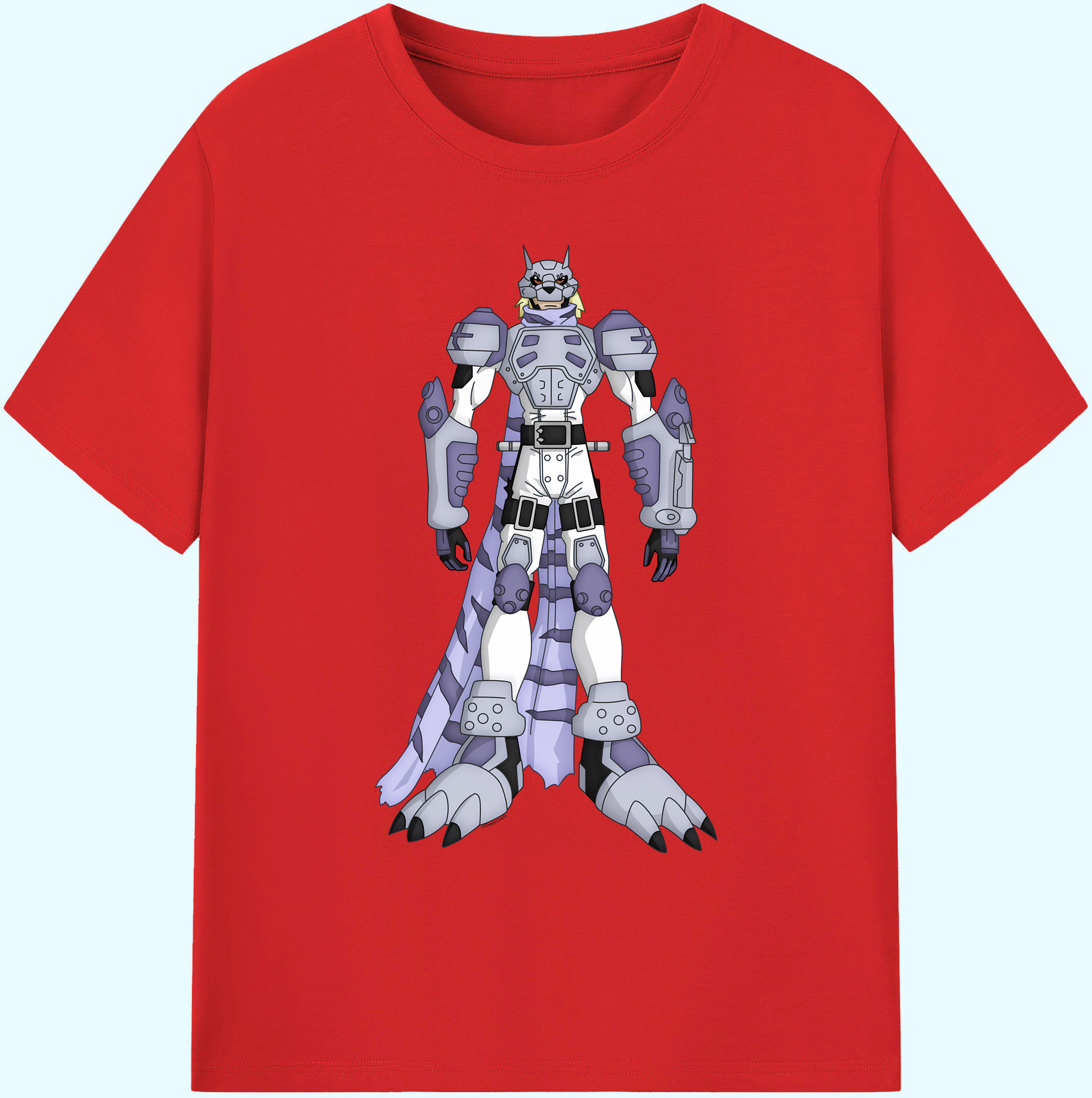 （画像用） Digimon デジタルモンスター/デジモン 綿100％ メンズ半袖Tシャツ｜肌触りやわらか＆通気性