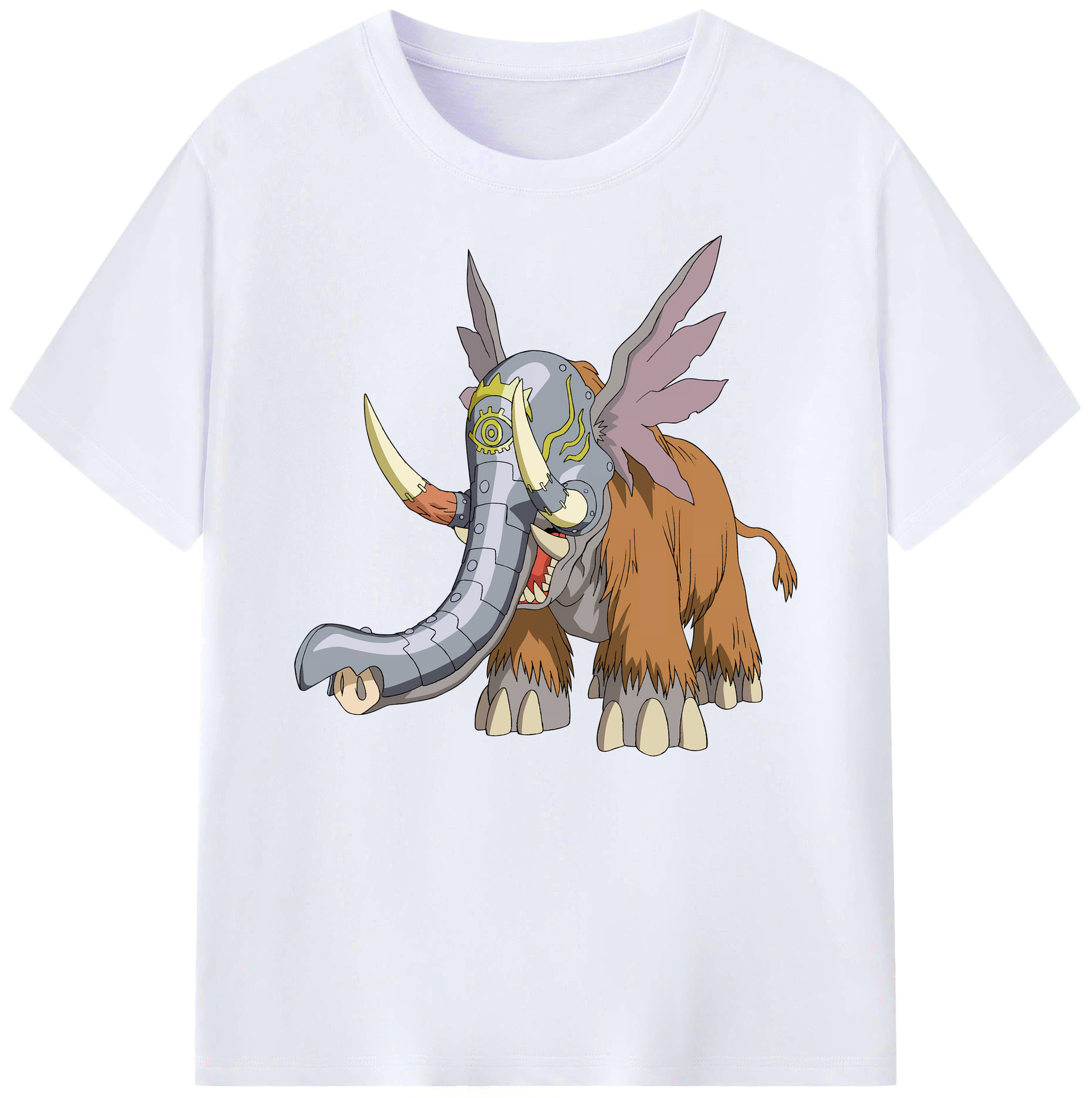 （画像用） Digimon デジタルモンスター/デジモン 綿100％ メンズ半袖Tシャツ｜肌触りやわらか＆通気性