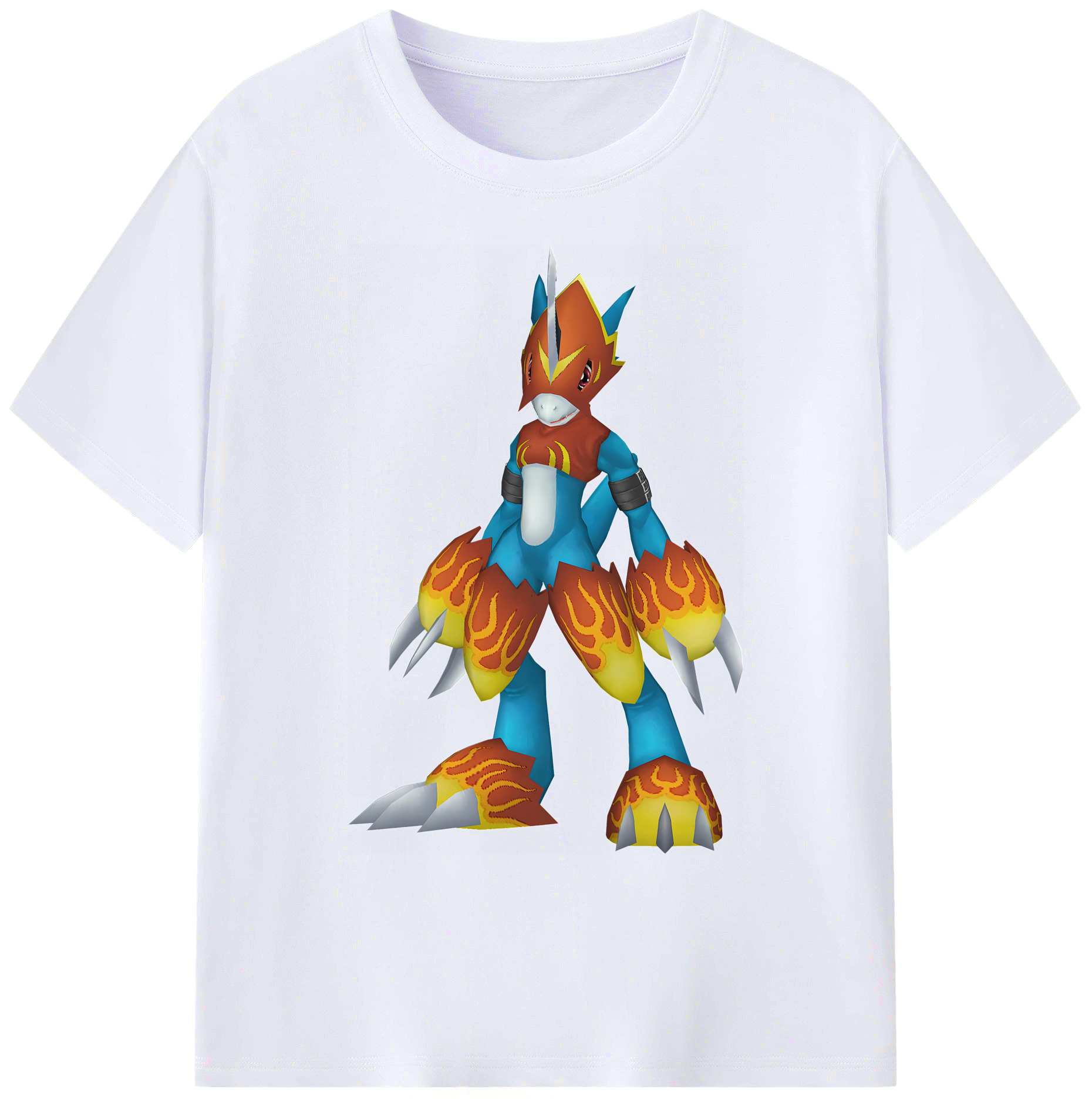 （画像用） Digimon デジタルモンスター/デジモン 綿100％ メンズ半袖Tシャツ｜肌触りやわらか＆通気性