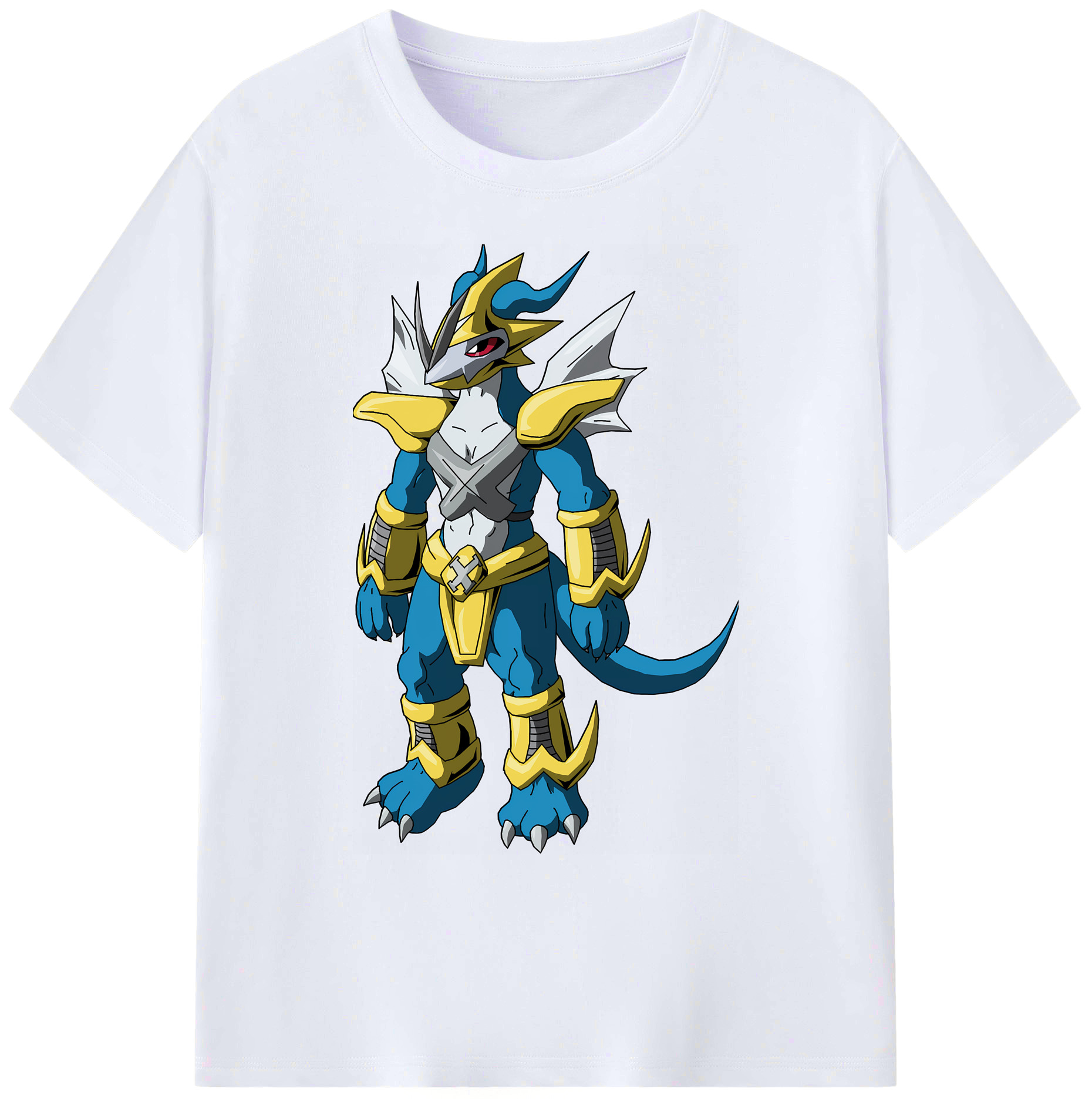 （画像用） Digimon デジタルモンスター/デジモン 綿100％ メンズ半袖Tシャツ｜肌触りやわらか＆通気性