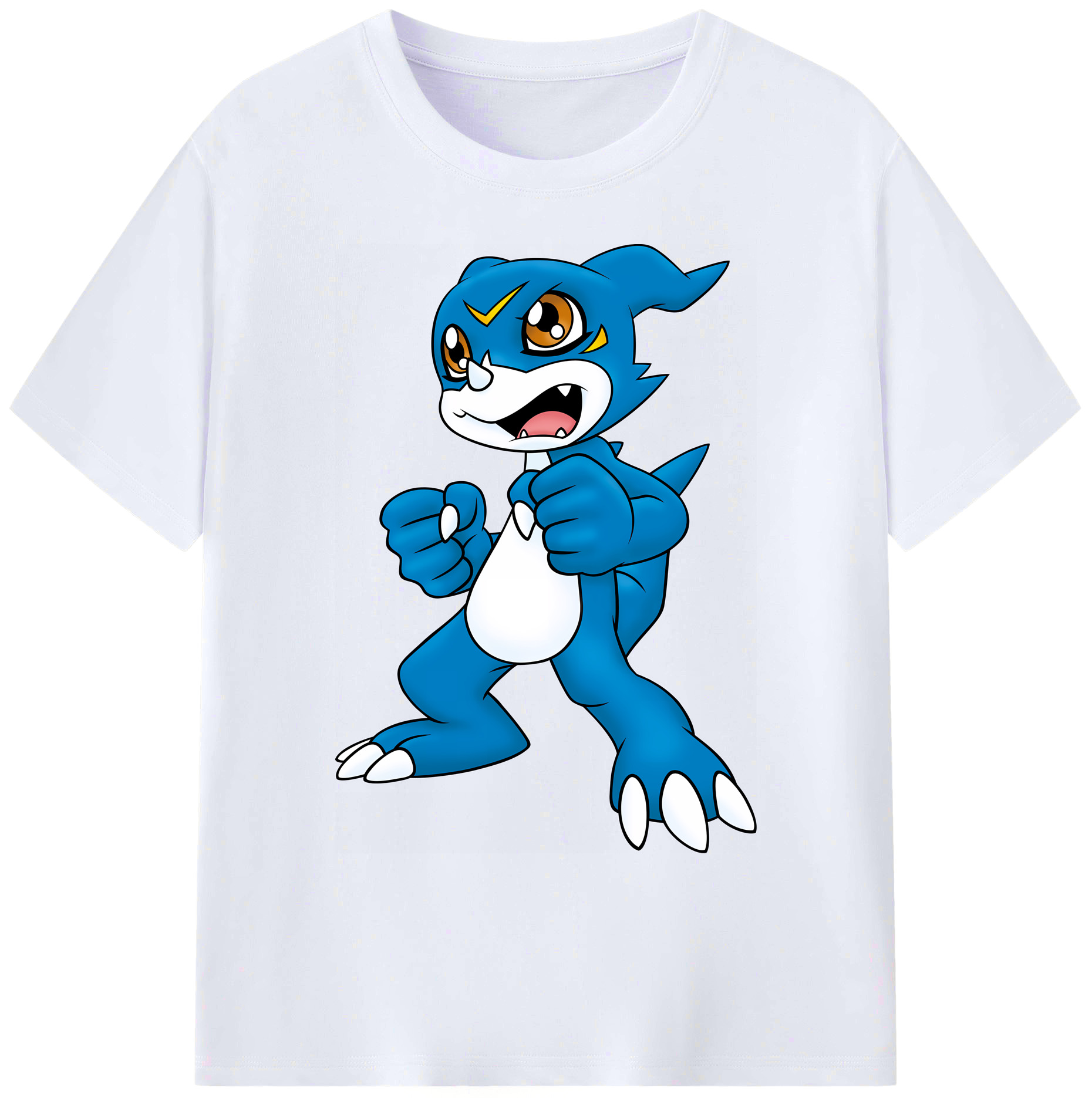 （画像用） Digimon デジタルモンスター/デジモン 綿100％ メンズ半袖Tシャツ｜肌触りやわらか＆通気性