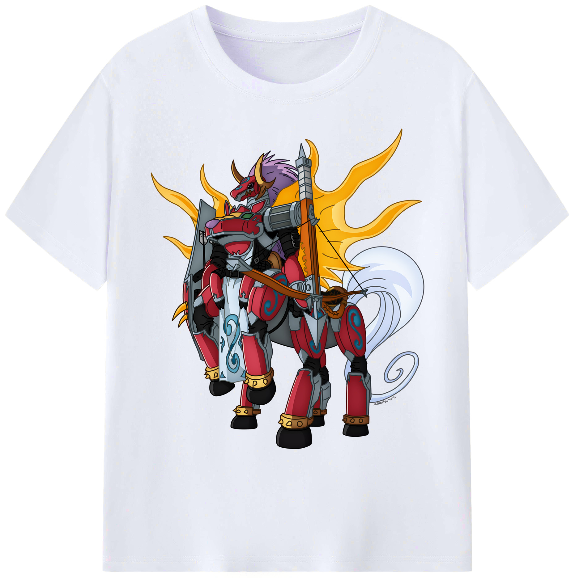 （画像用） Digimon デジタルモンスター/デジモン 綿100％ メンズ半袖Tシャツ｜肌触りやわらか＆通気性