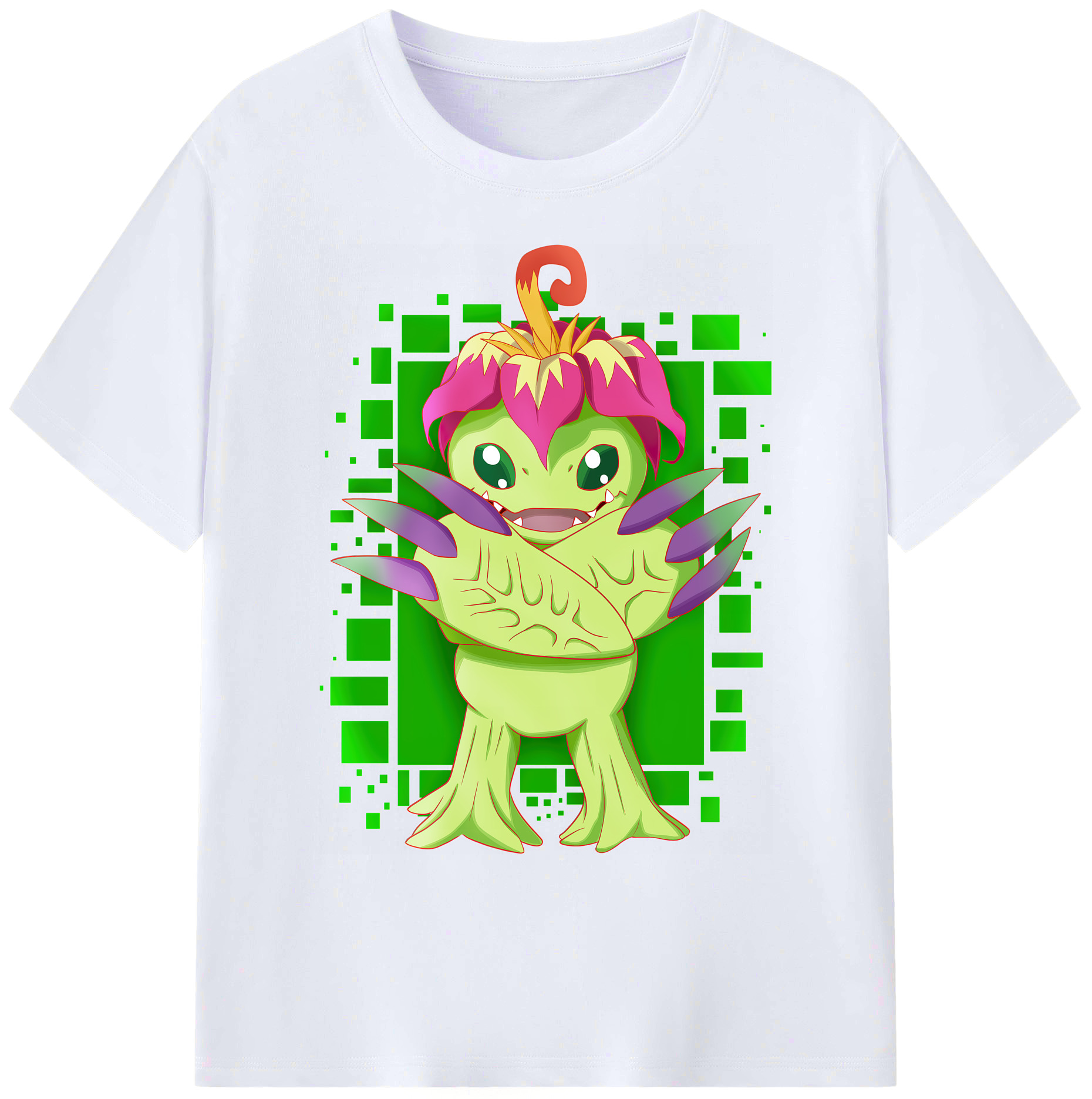 （画像用） Digimon デジタルモンスター/デジモン 綿100％ メンズ半袖Tシャツ｜肌触りやわらか＆通気性