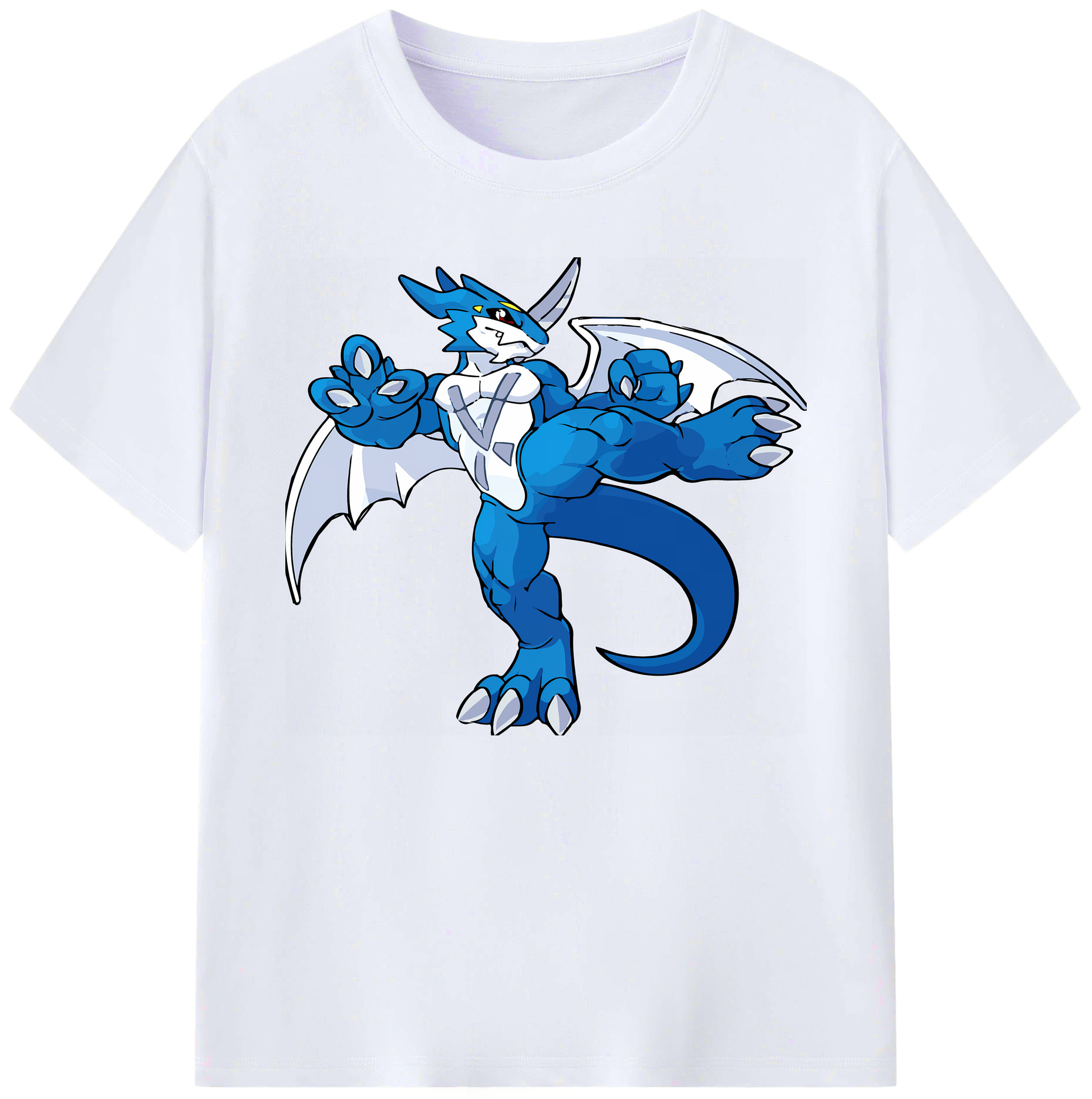 （画像用） Digimon デジタルモンスター/デジモン 綿100％ メンズ半袖Tシャツ｜肌触りやわらか＆通気性