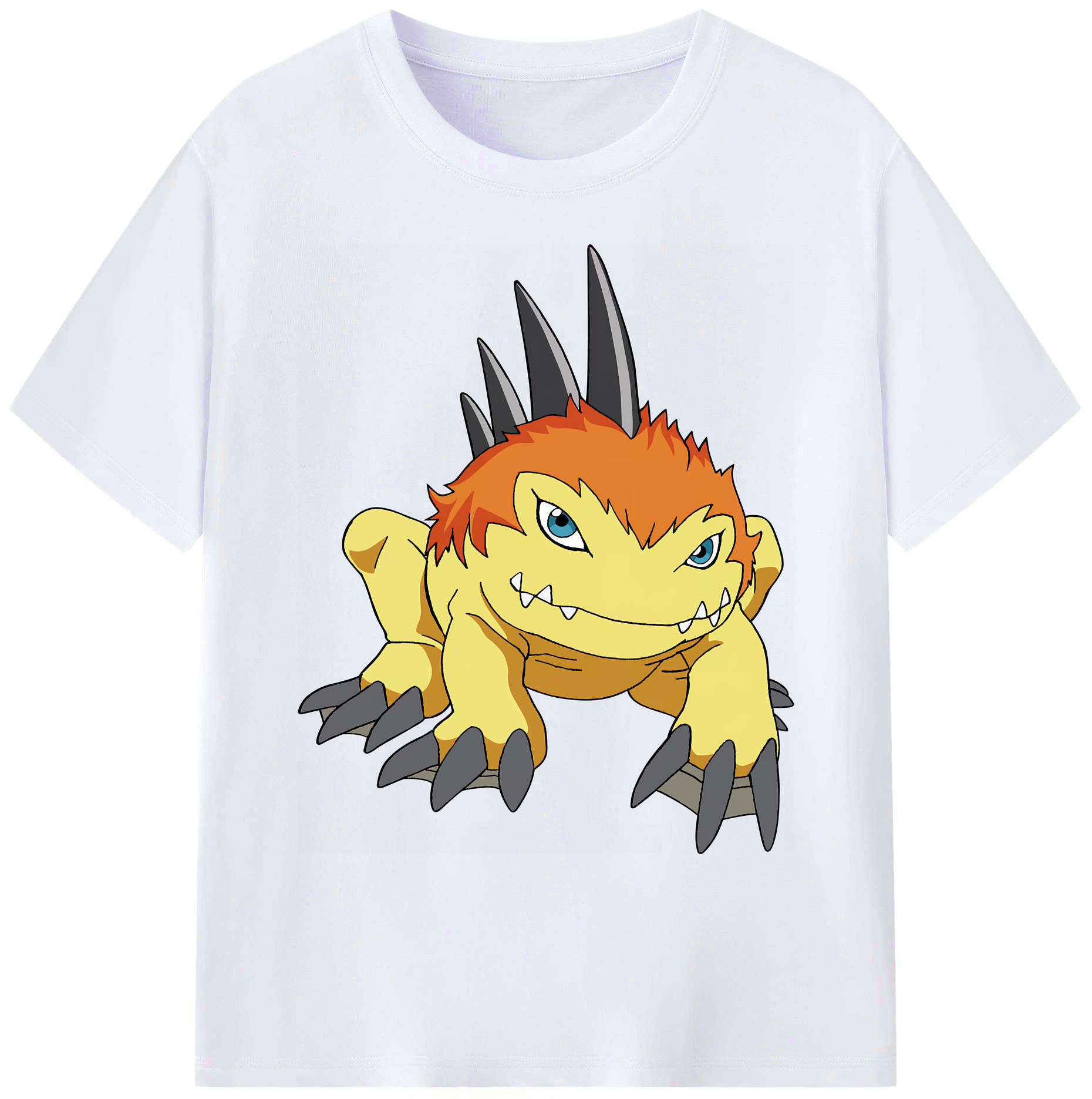 （画像用） Digimon デジタルモンスター/デジモン 綿100％ メンズ半袖Tシャツ｜肌触りやわらか＆通気性