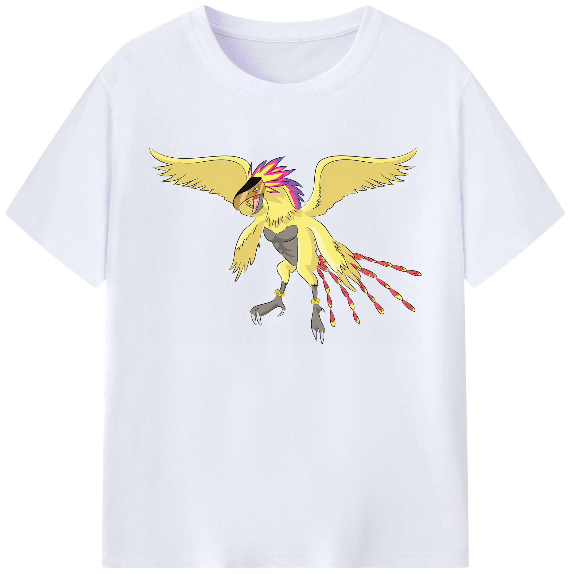 （画像用） Digimon デジタルモンスター/デジモン 綿100％ メンズ半袖Tシャツ｜肌触りやわらか＆通気性