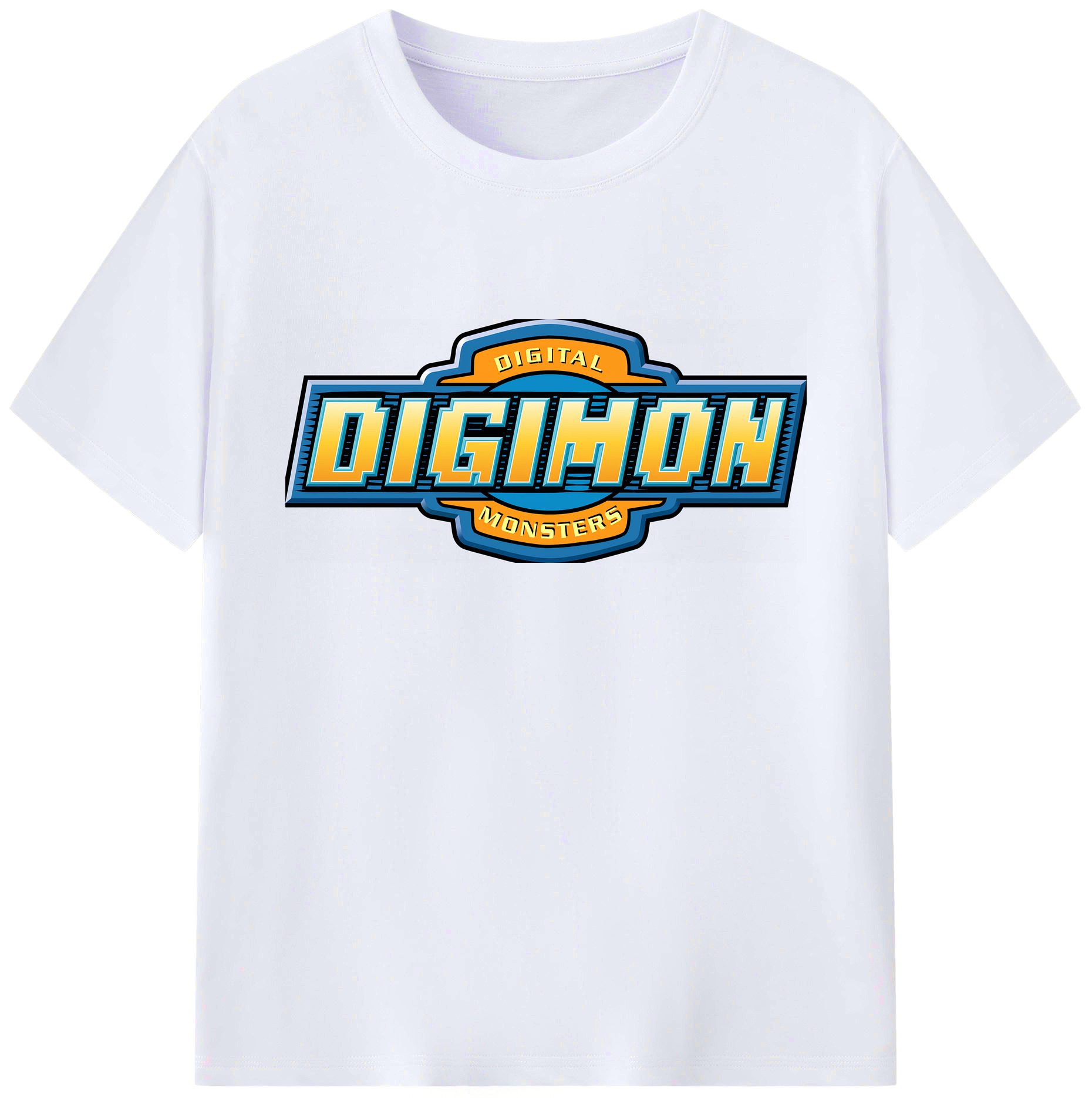 （画像用） Digimon デジタルモンスター/デジモン 綿100％ メンズ半袖Tシャツ｜肌触りやわらか＆通気性