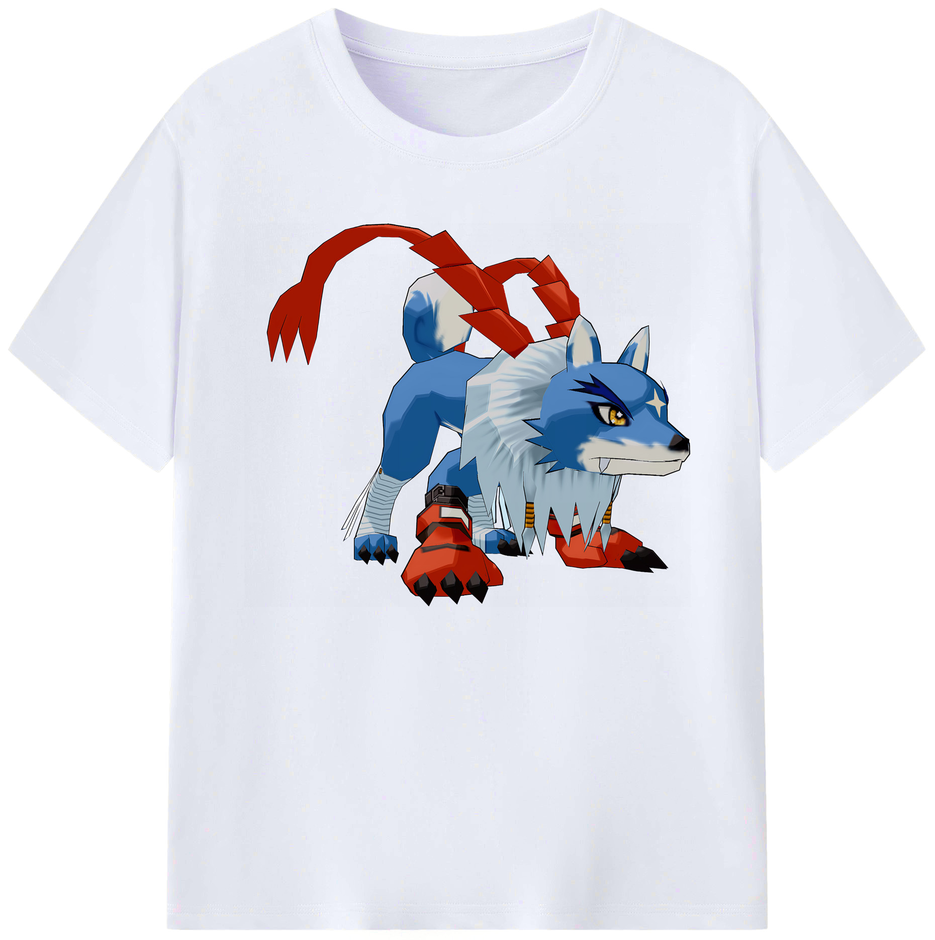 （画像用） Digimon デジタルモンスター/デジモン 綿100％ メンズ半袖Tシャツ｜肌触りやわらか＆通気性