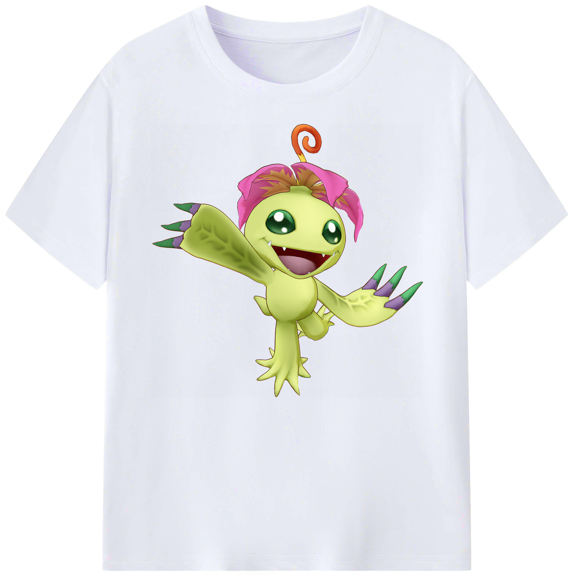 （画像用） Digimon デジタルモンスター/デジモン 綿100％ メンズ半袖Tシャツ｜肌触りやわらか＆通気性