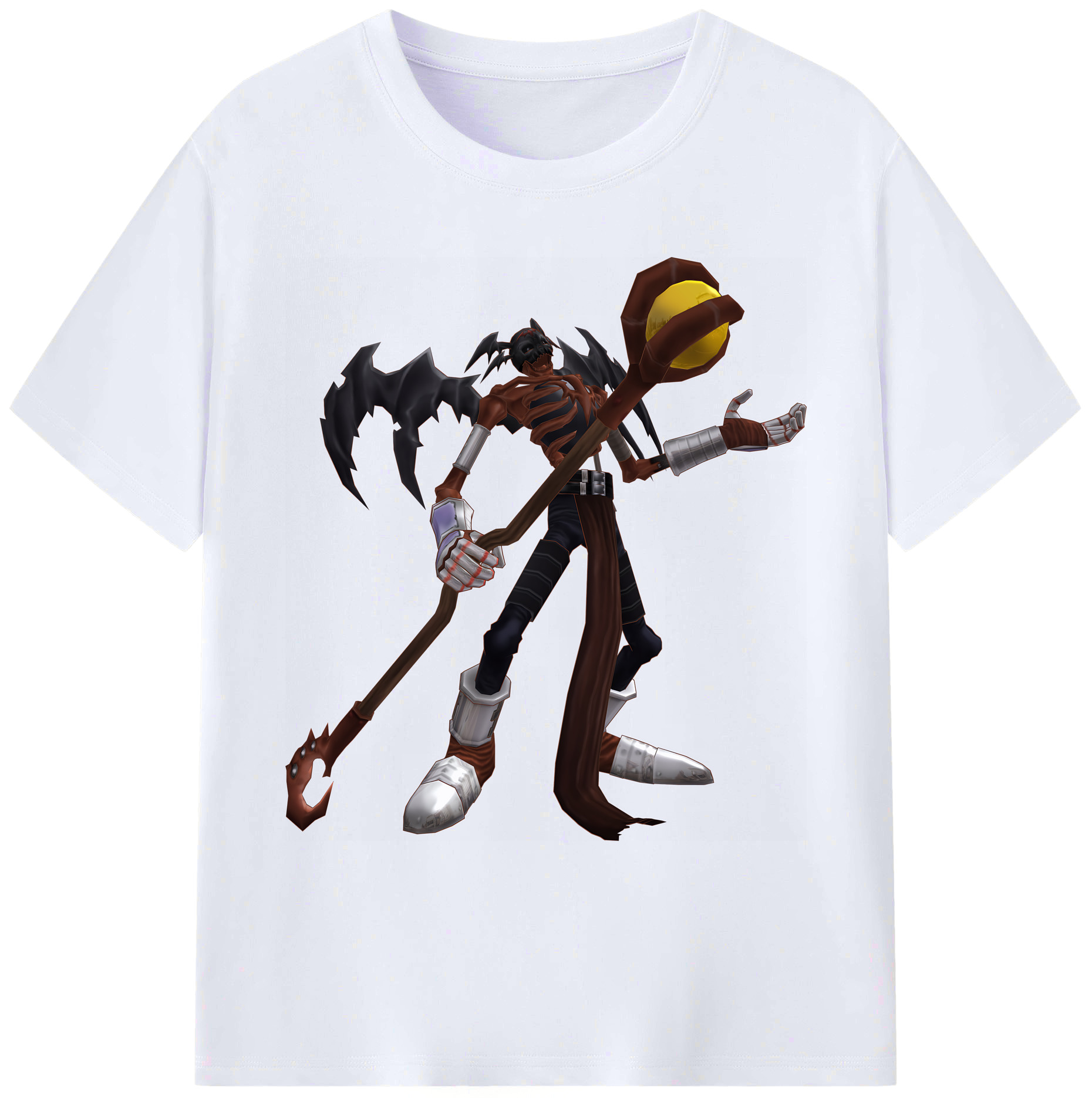 （画像用） Digimon デジタルモンスター/デジモン 綿100％ メンズ半袖Tシャツ｜肌触りやわらか＆通気性