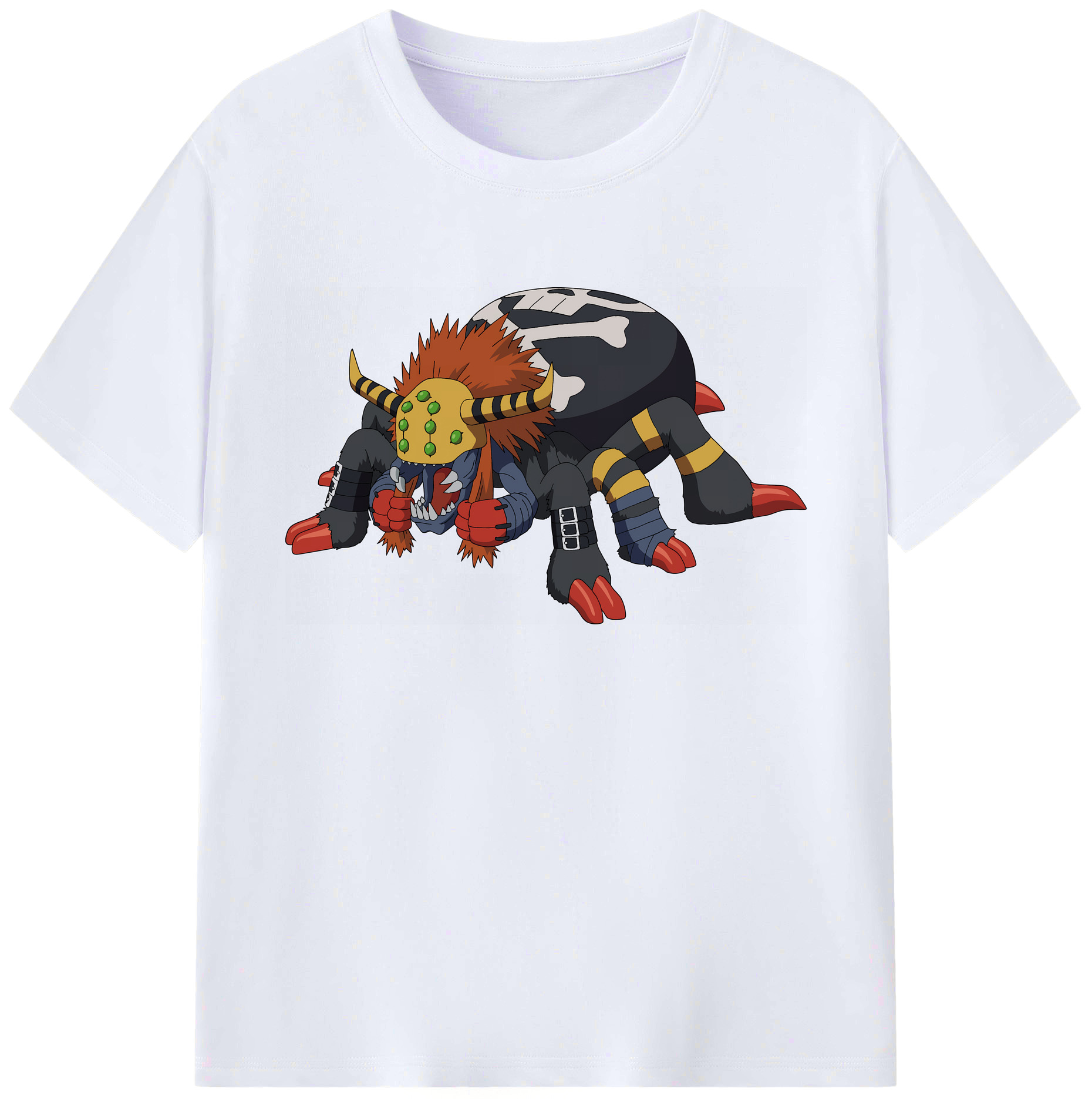 （画像用） Digimon デジタルモンスター/デジモン 綿100％ メンズ半袖Tシャツ｜肌触りやわらか＆通気性