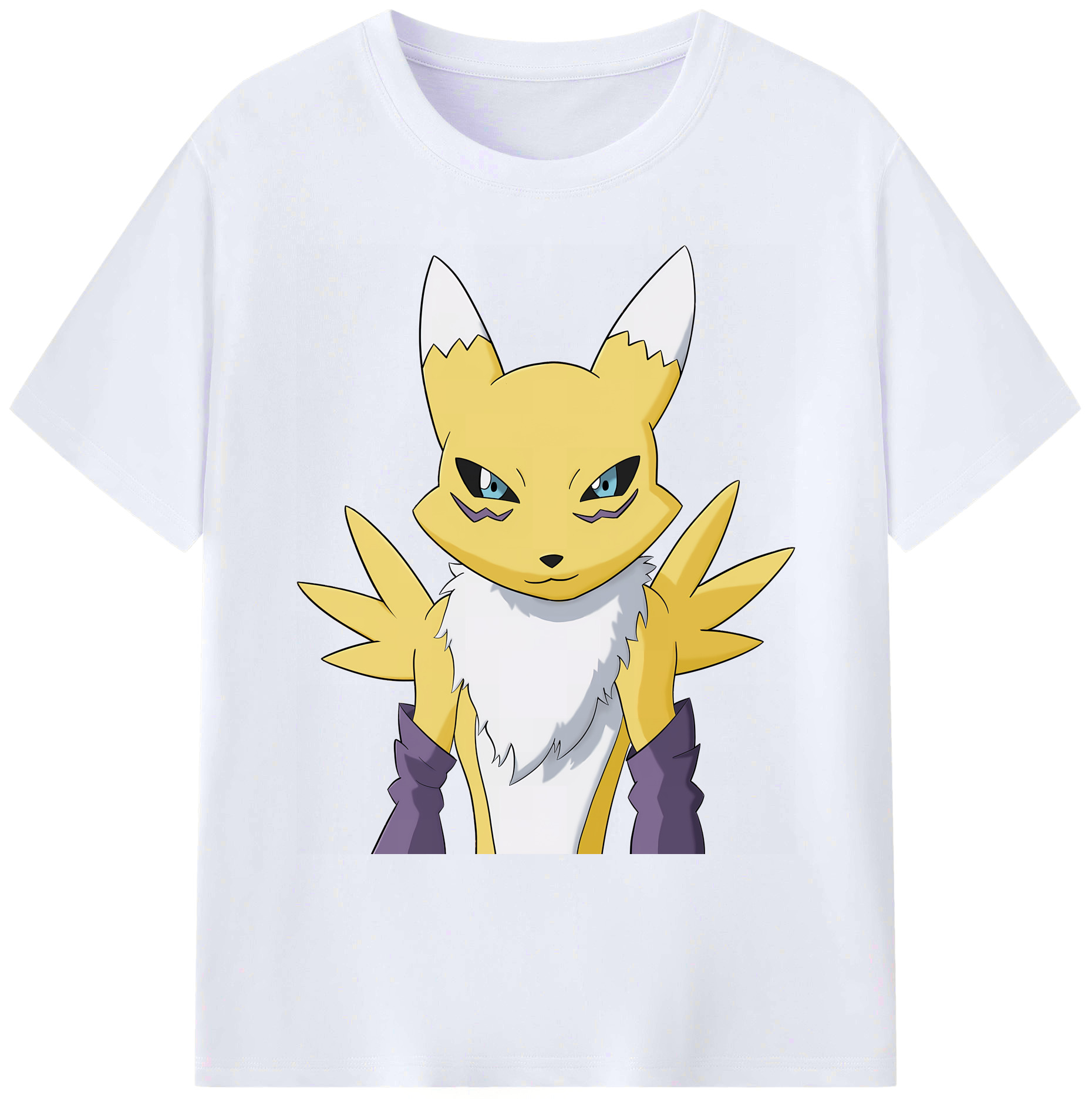 （画像用） Digimon デジタルモンスター/デジモン 綿100％ メンズ半袖Tシャツ｜肌触りやわらか＆通気性