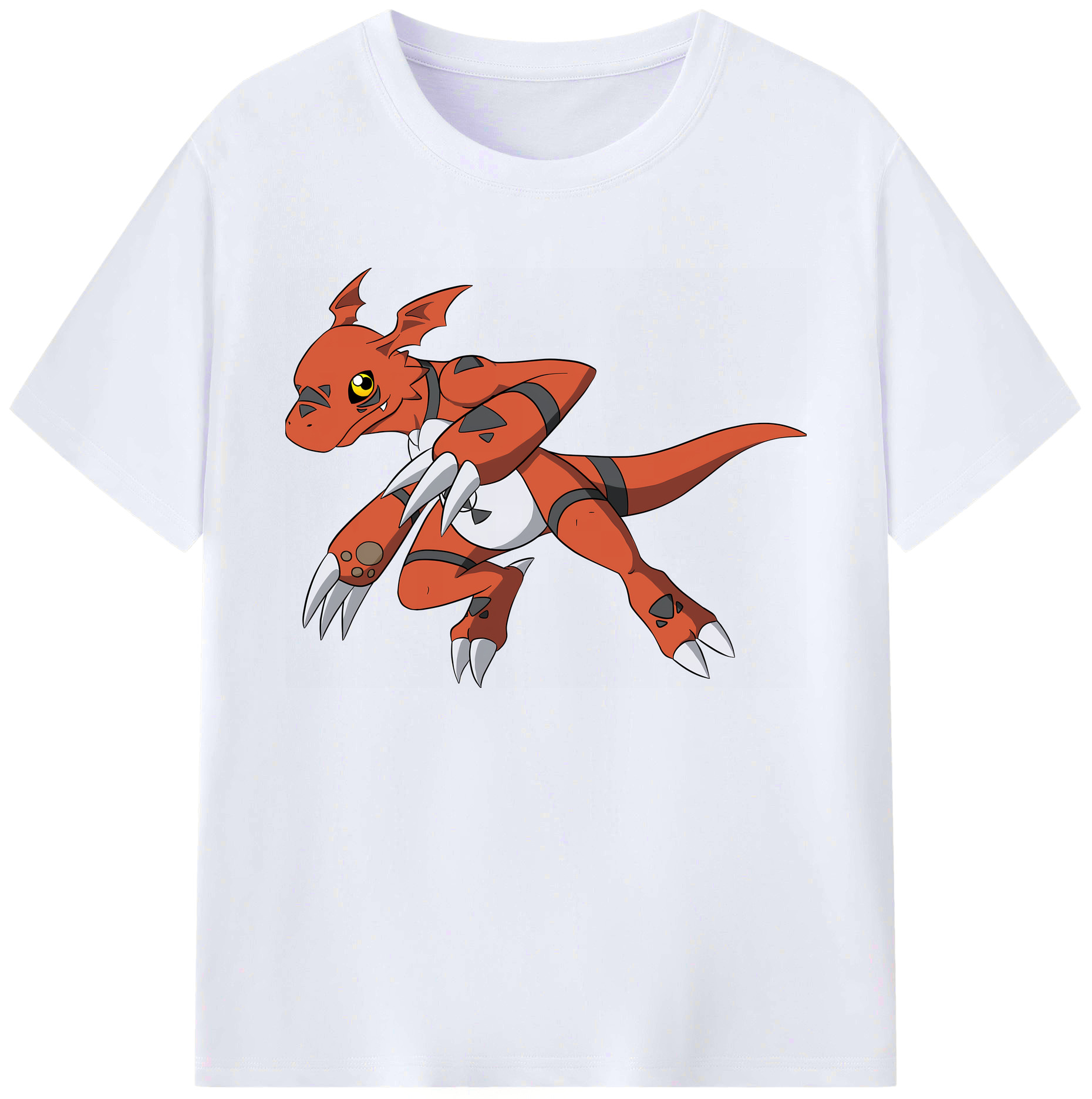 （画像用） Digimon デジタルモンスター/デジモン 綿100％ メンズ半袖Tシャツ｜肌触りやわらか＆通気性