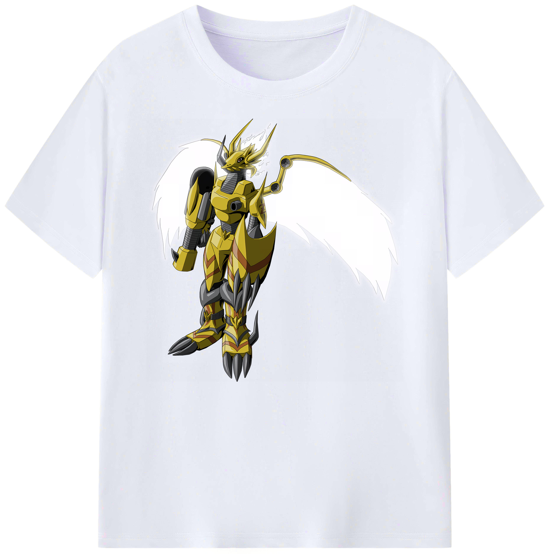 （画像用） Digimon デジタルモンスター/デジモン 綿100％ メンズ半袖Tシャツ｜肌触りやわらか＆通気性
