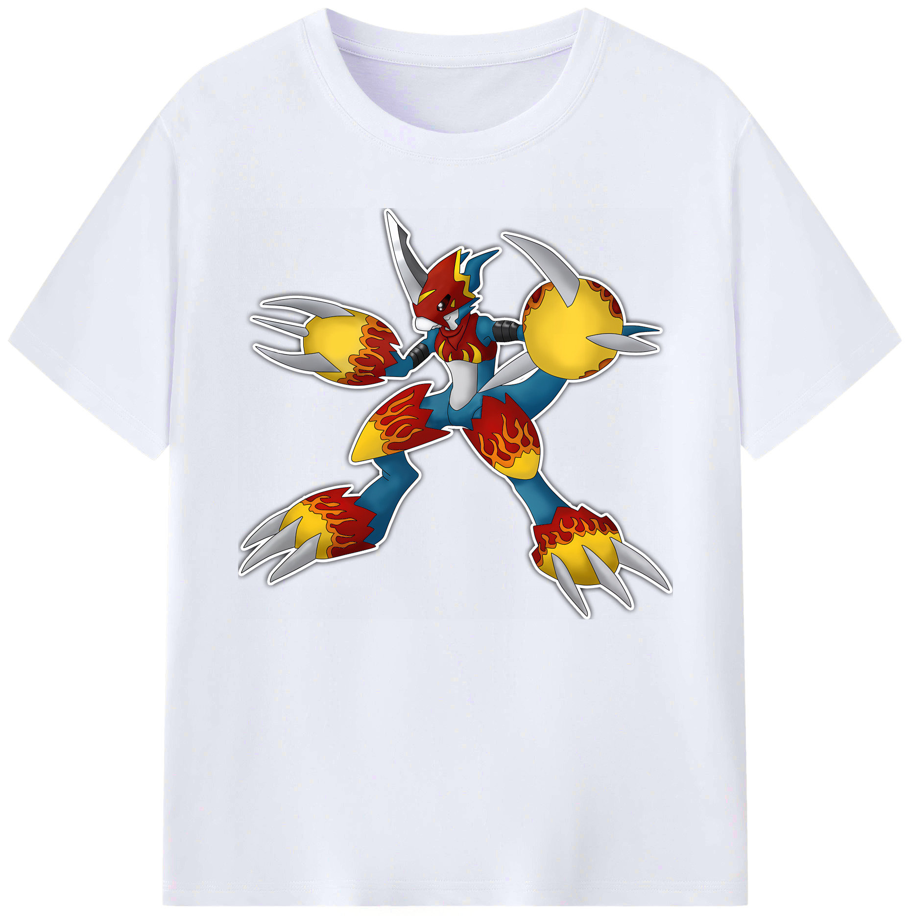 （画像用） Digimon デジタルモンスター/デジモン 綿100％ メンズ半袖Tシャツ｜肌触りやわらか＆通気性