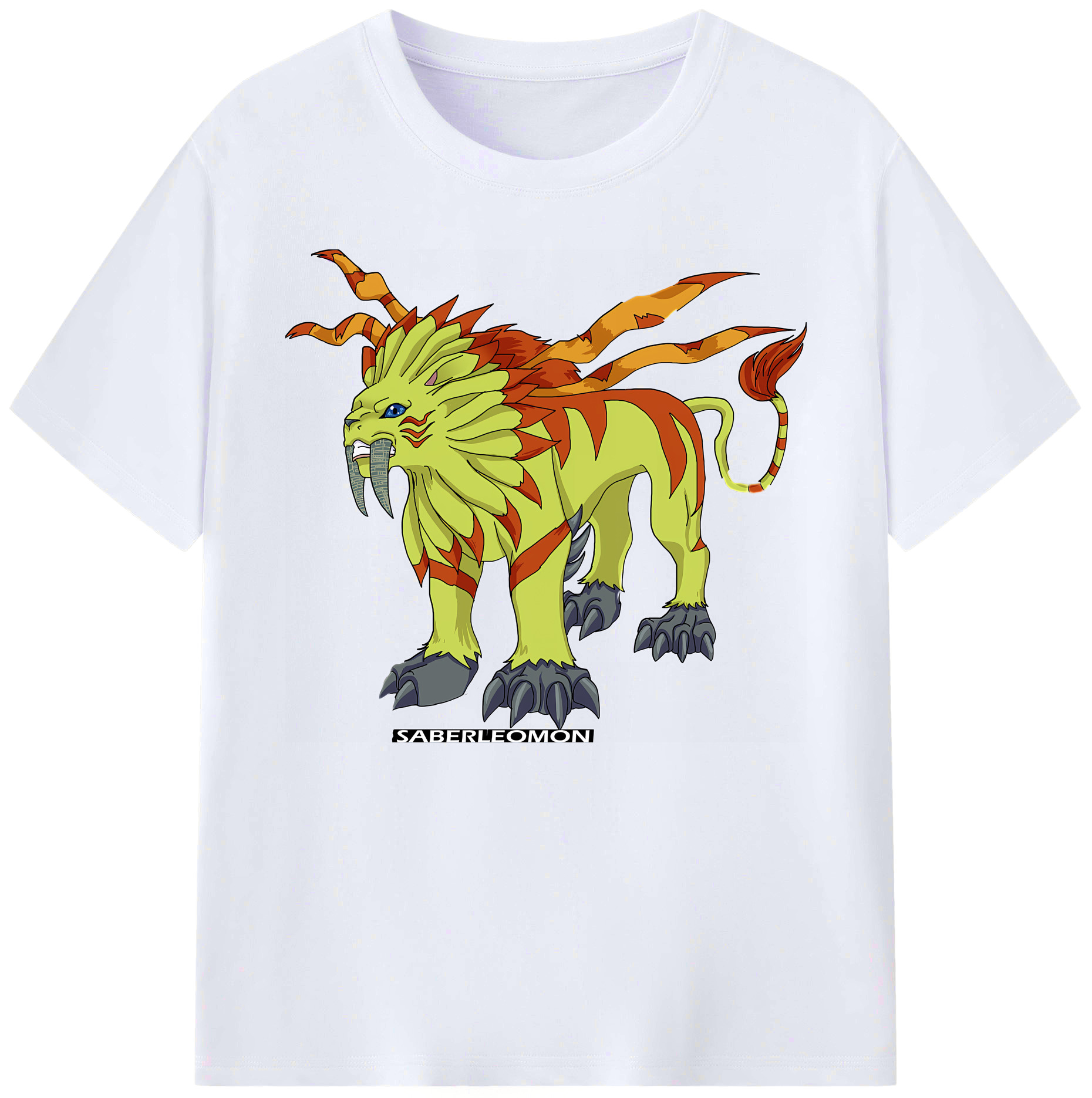 （画像用） Digimon デジタルモンスター/デジモン 綿100％ メンズ半袖Tシャツ｜肌触りやわらか＆通気性