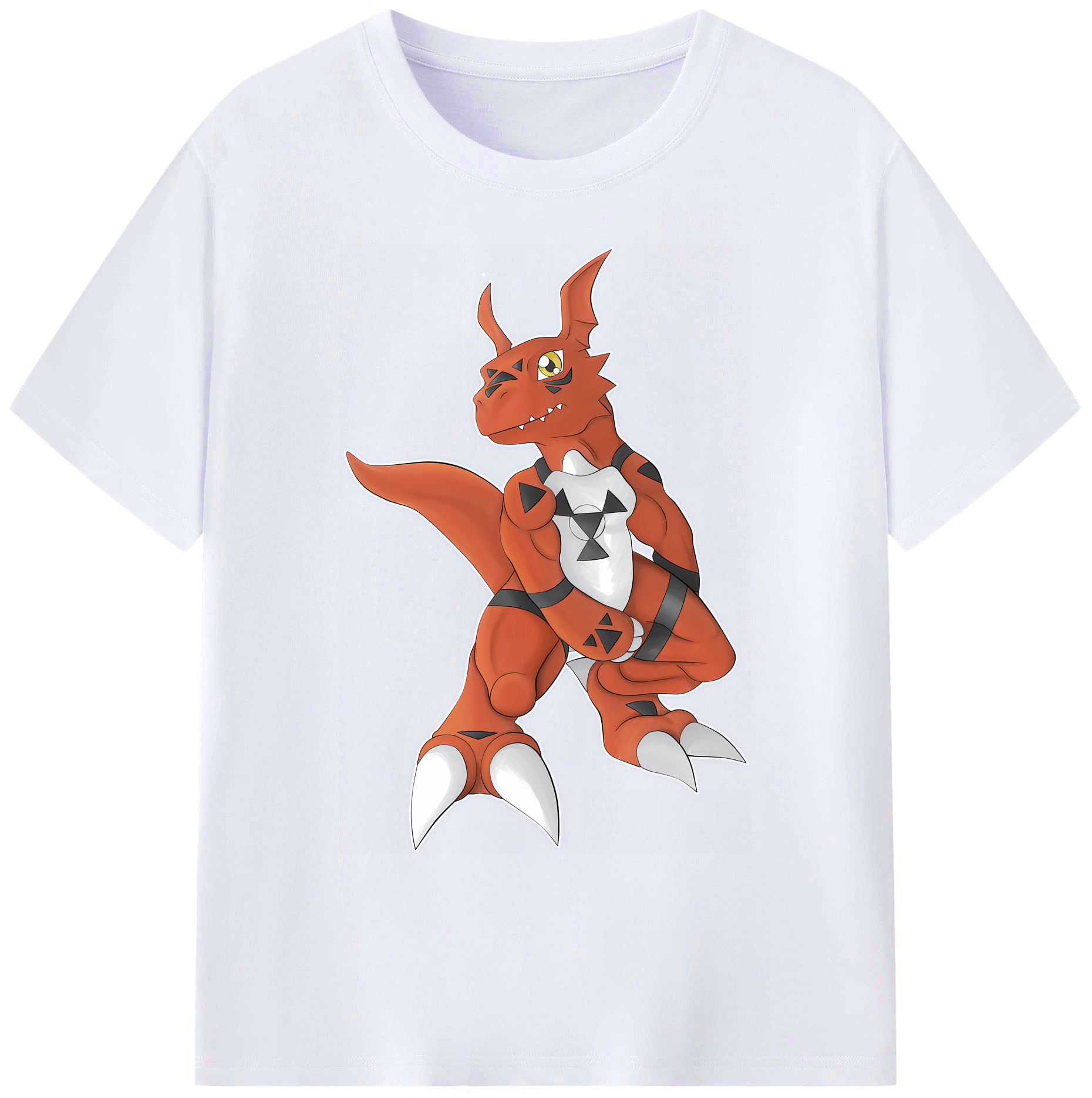 （画像用） Digimon デジタルモンスター/デジモン 綿100％ メンズ半袖Tシャツ｜肌触りやわらか＆通気性