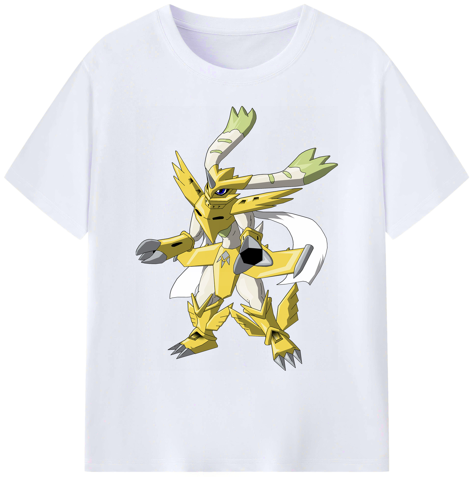 （画像用） Digimon デジタルモンスター/デジモン 綿100％ メンズ半袖Tシャツ｜肌触りやわらか＆通気性