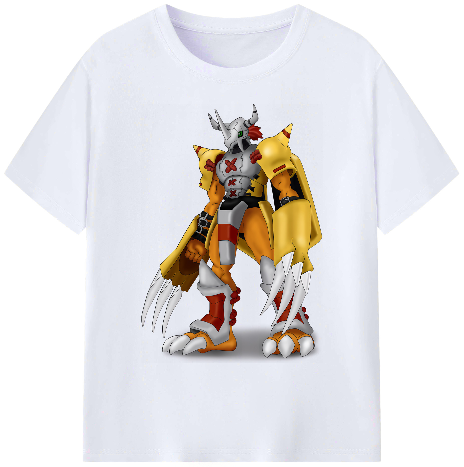 （画像用） Digimon デジタルモンスター/デジモン 綿100％ メンズ半袖Tシャツ｜肌触りやわらか＆通気性