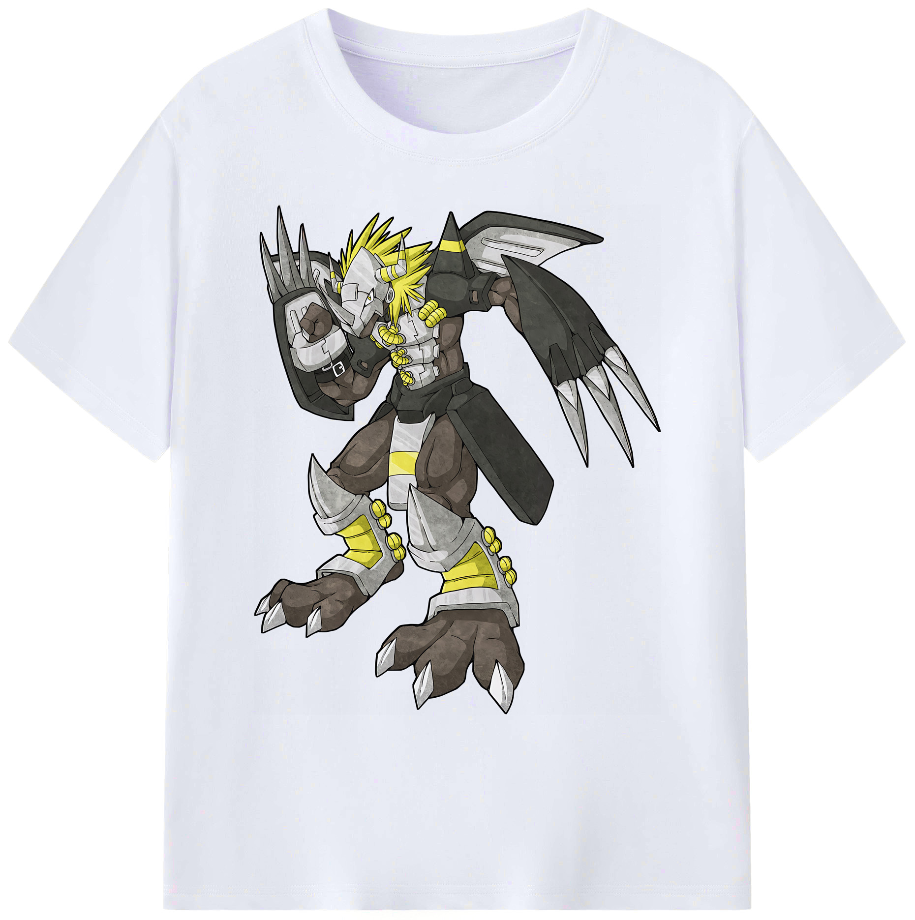 （画像用） Digimon デジタルモンスター/デジモン 綿100％ メンズ半袖Tシャツ｜肌触りやわらか＆通気性