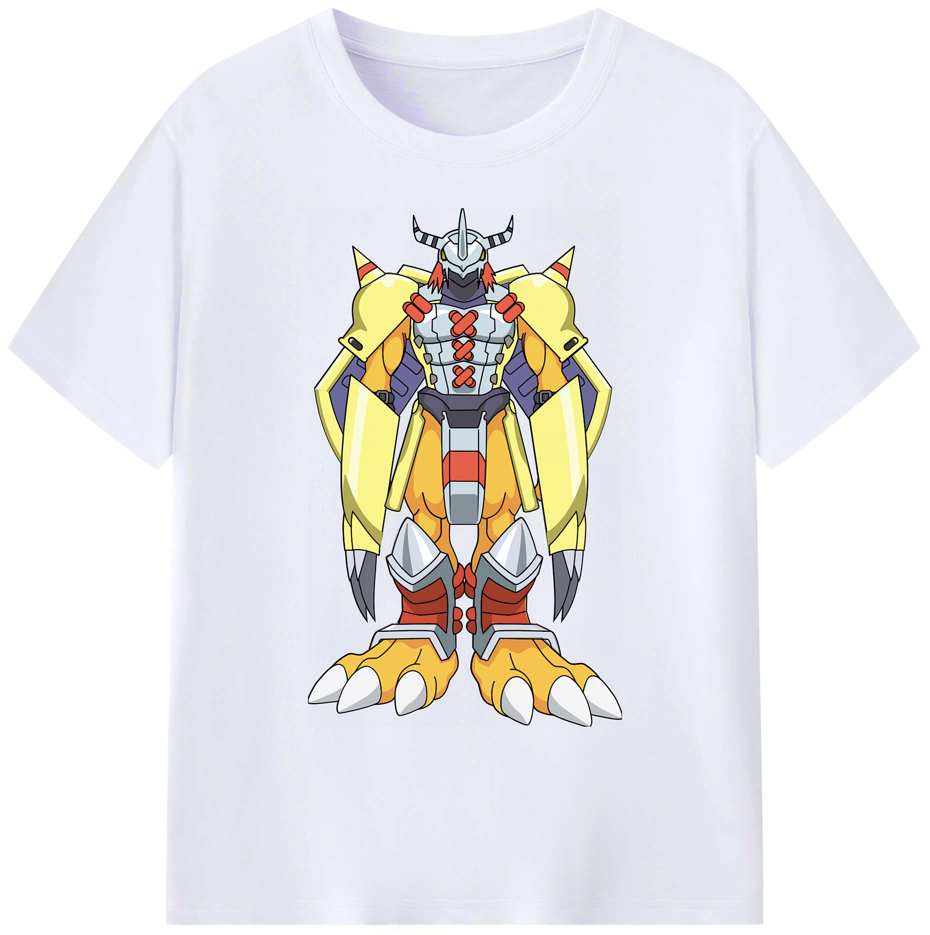 （画像用） Digimon デジタルモンスター/デジモン 綿100％ メンズ半袖Tシャツ｜肌触りやわらか＆通気性