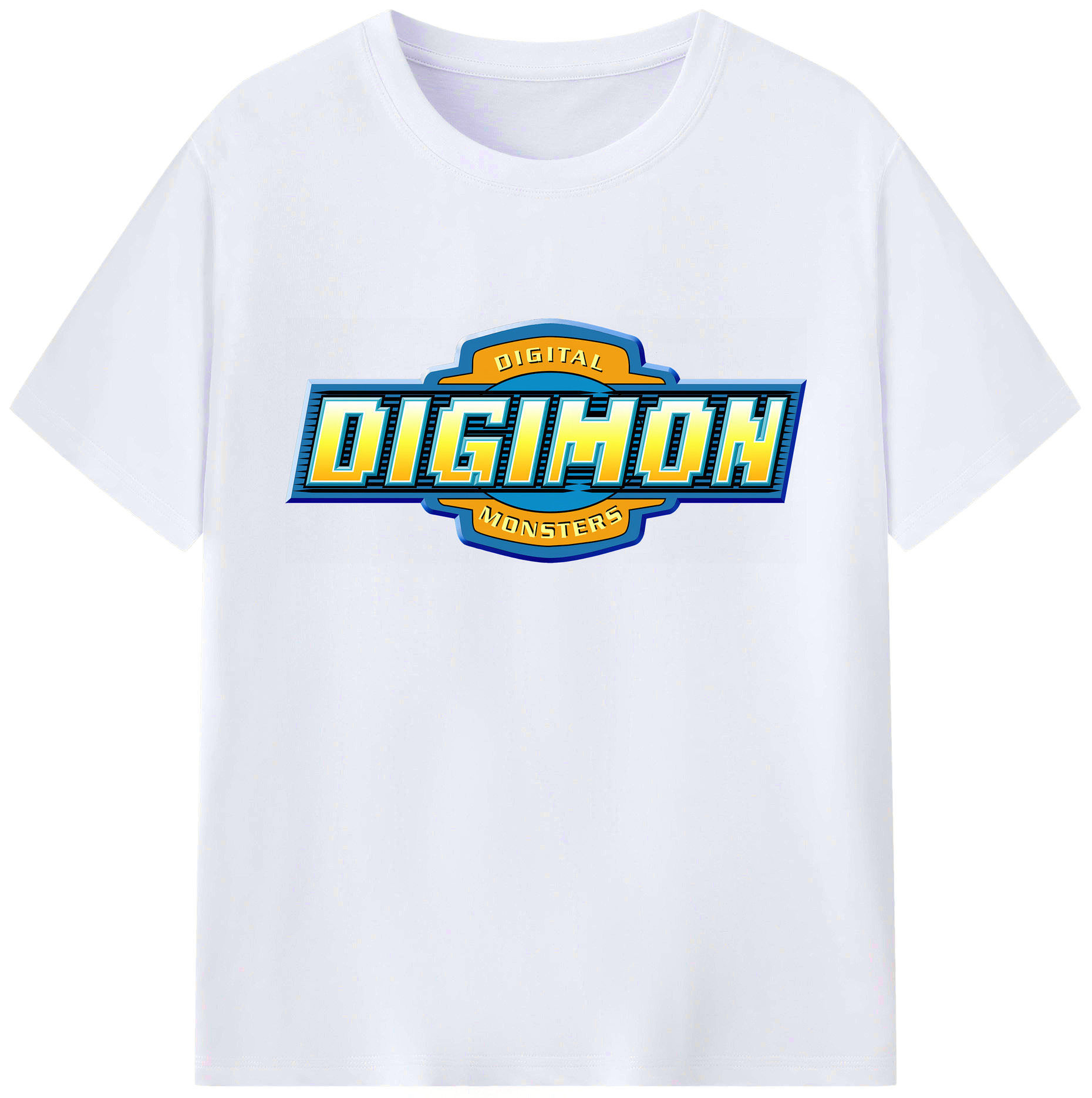（画像用） Digimon デジタルモンスター/デジモン 綿100％ メンズ半袖Tシャツ｜肌触りやわらか＆通気性