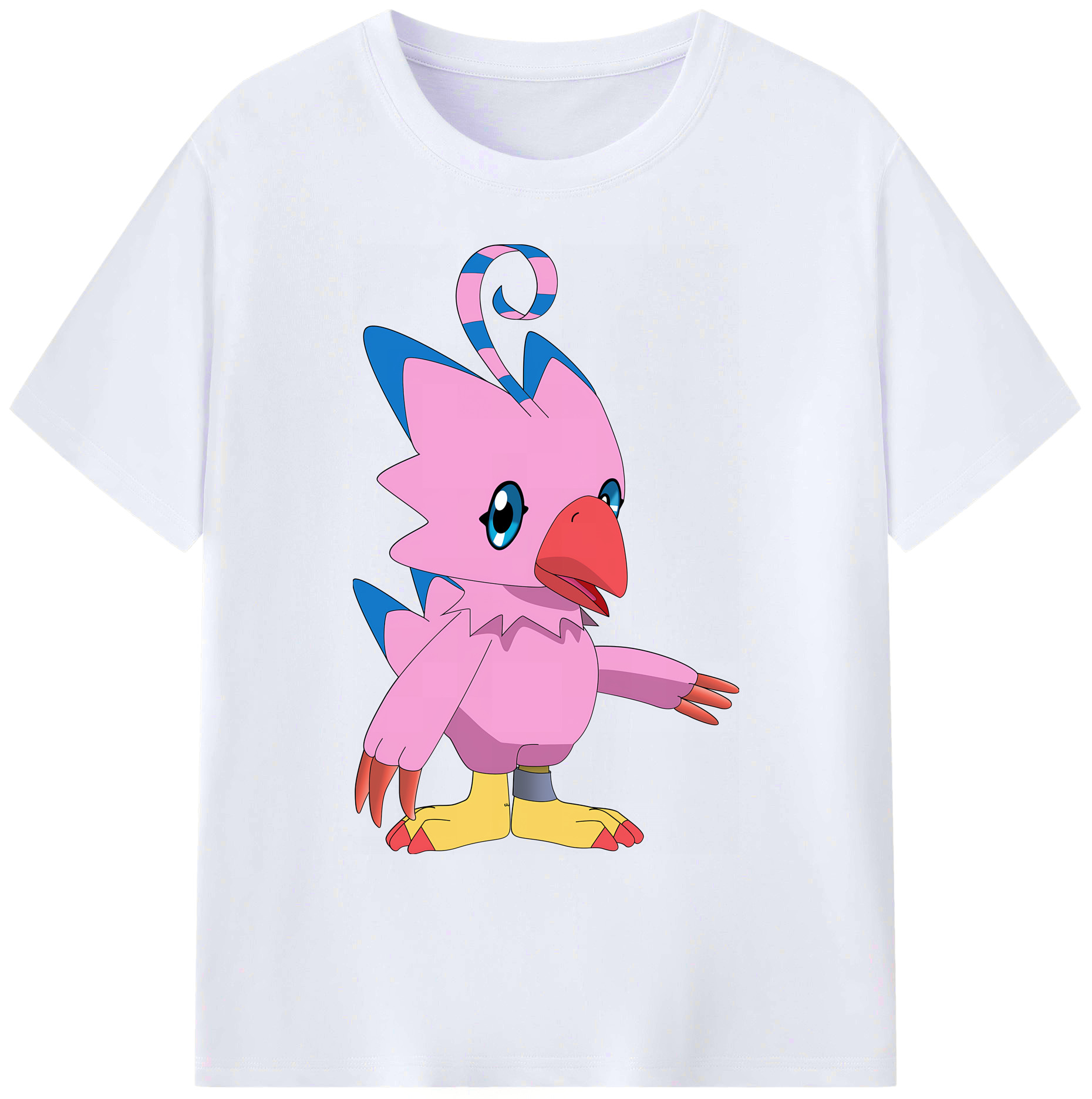 （画像用） Digimon デジタルモンスター/デジモン 綿100％ メンズ半袖Tシャツ｜肌触りやわらか＆通気性