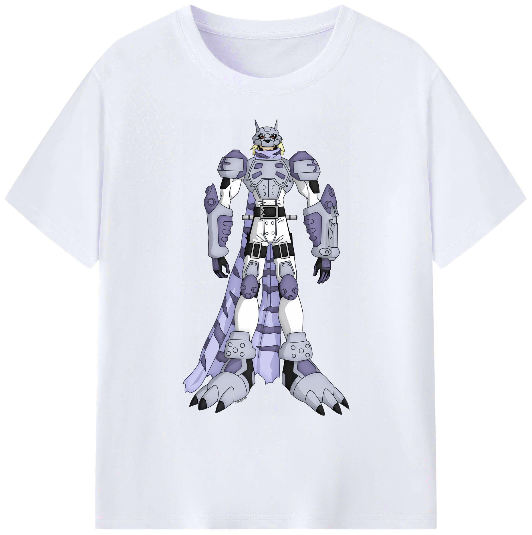 （画像用） Digimon デジタルモンスター/デジモン 綿100％ メンズ半袖Tシャツ｜肌触りやわらか＆通気性