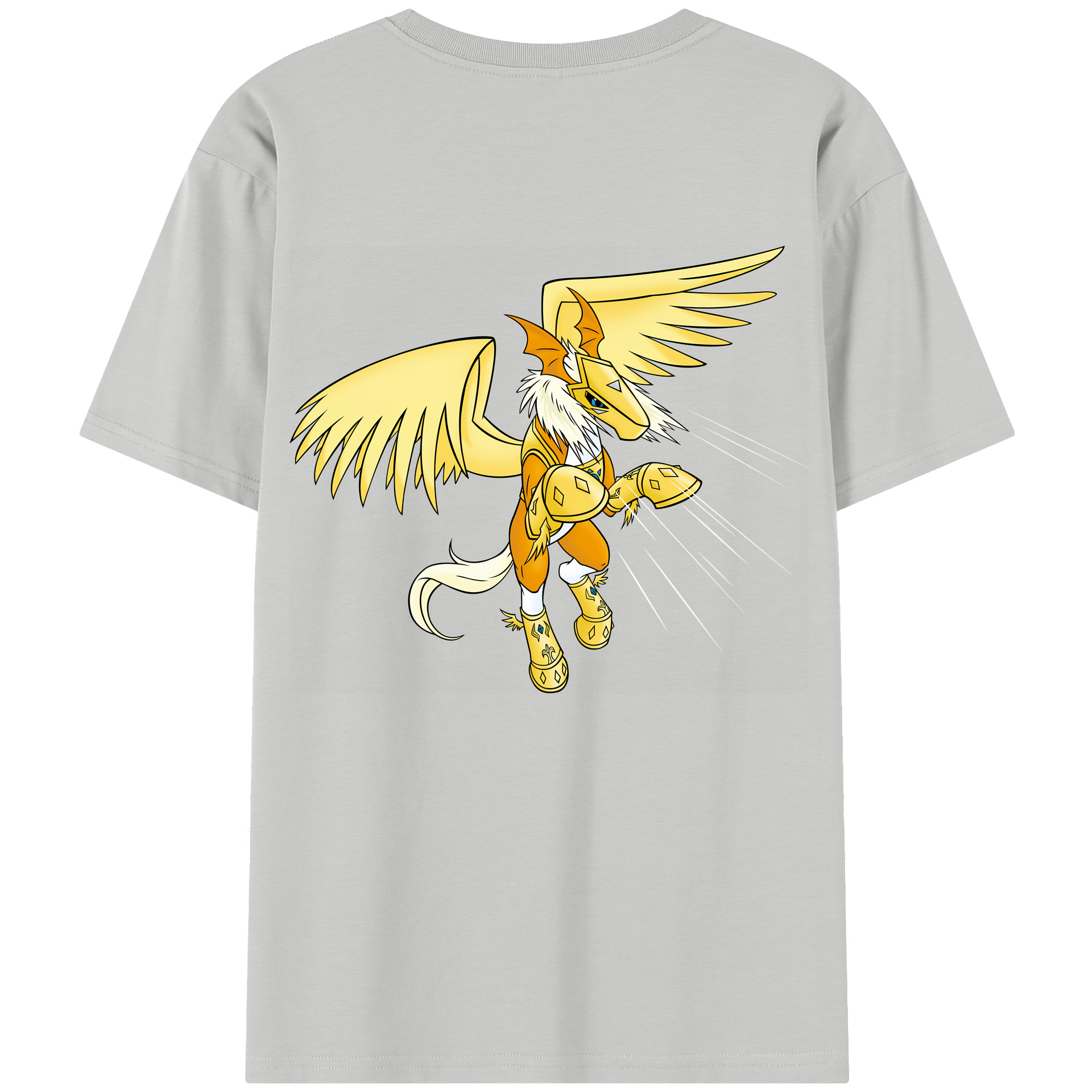 （画像用） Digimon デジタルモンスター/デジモン レディース半袖Tシャツ(バックプリント)