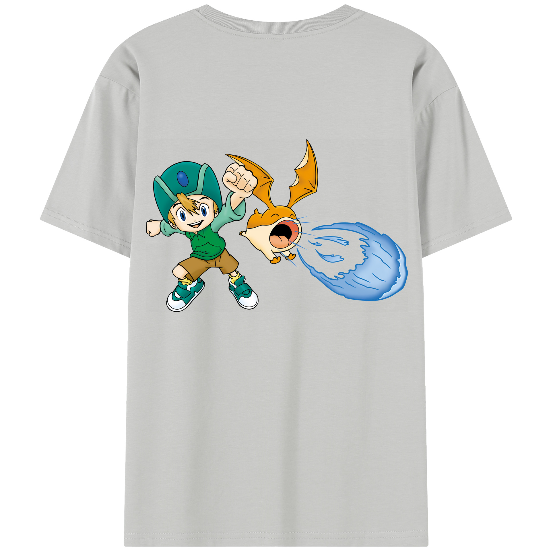 （画像用） Digimon デジタルモンスター/デジモン レディース半袖Tシャツ(バックプリント)