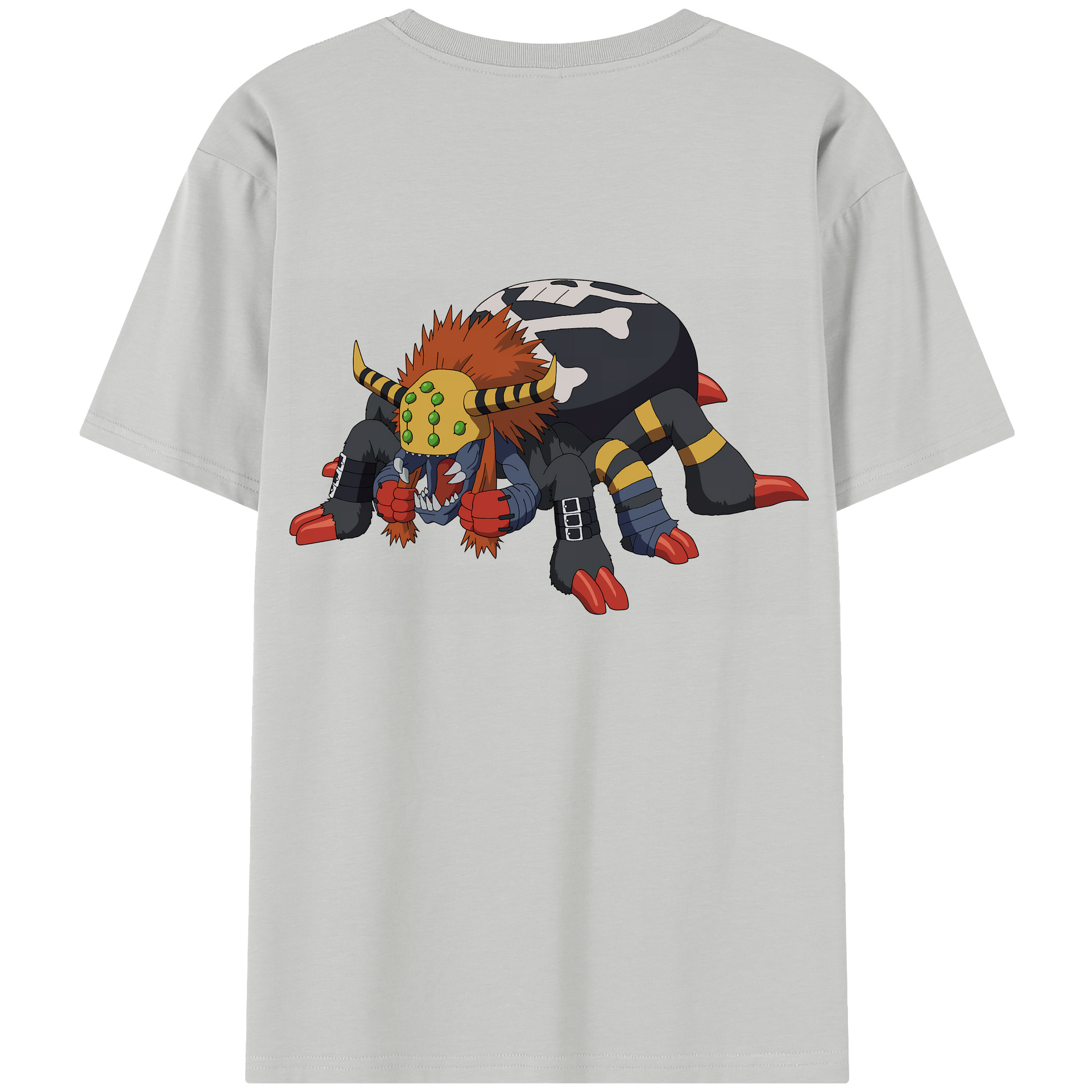 （画像用） Digimon デジタルモンスター/デジモン レディース半袖Tシャツ(バックプリント)