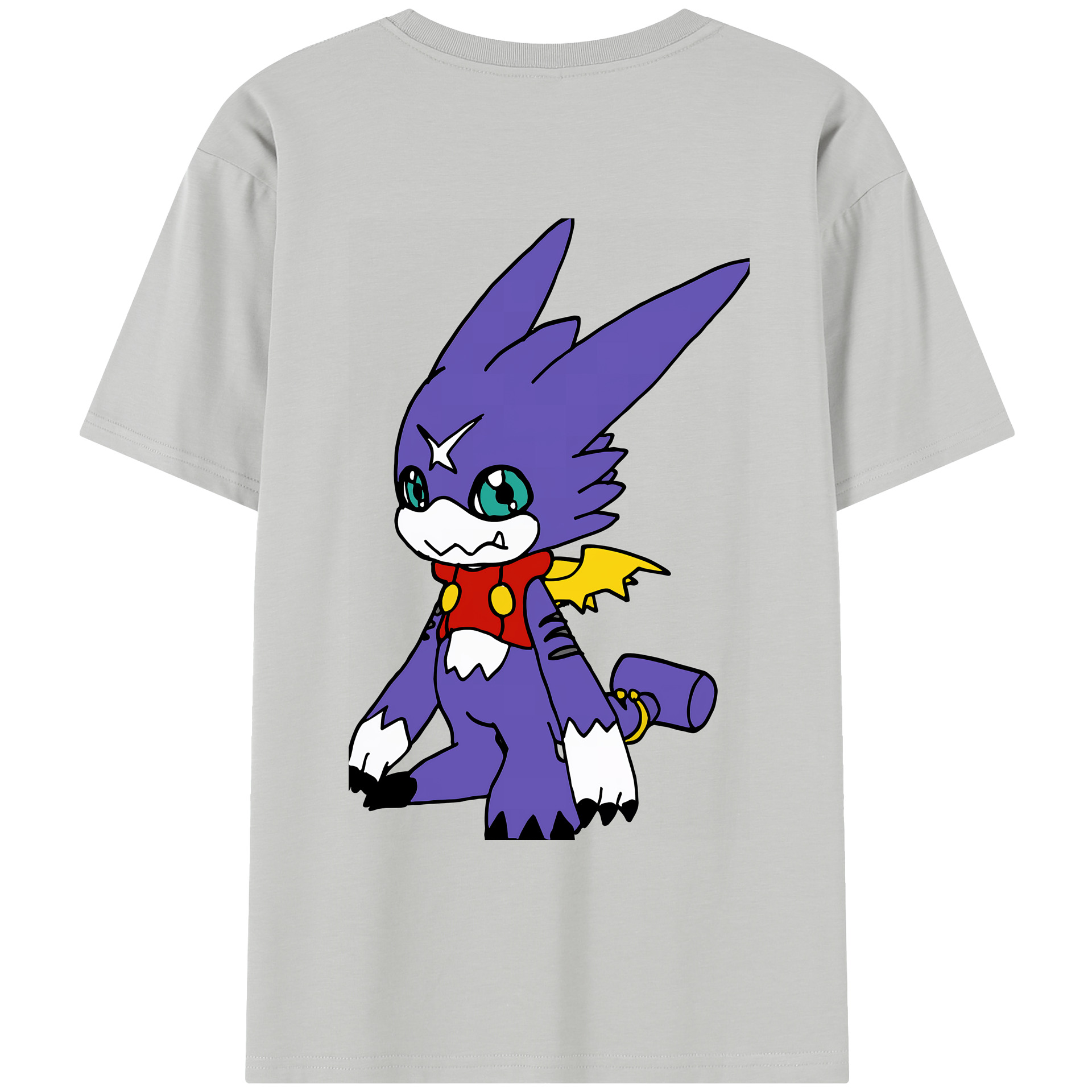 （画像用） Digimon デジタルモンスター/デジモン レディース半袖Tシャツ(バックプリント)