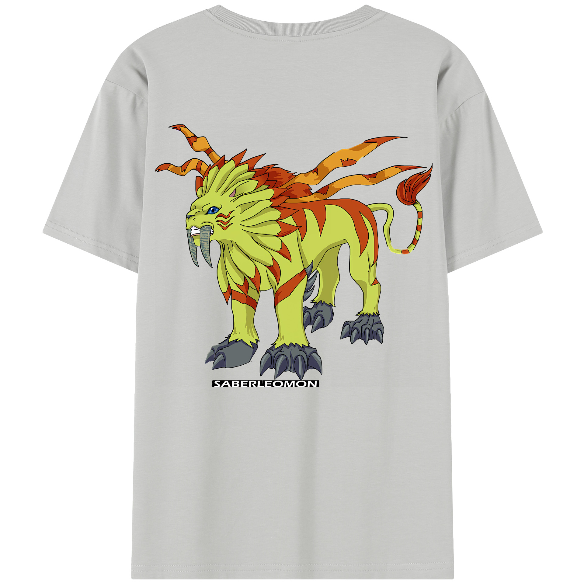（画像用） Digimon デジタルモンスター/デジモン レディース半袖Tシャツ(バックプリント)