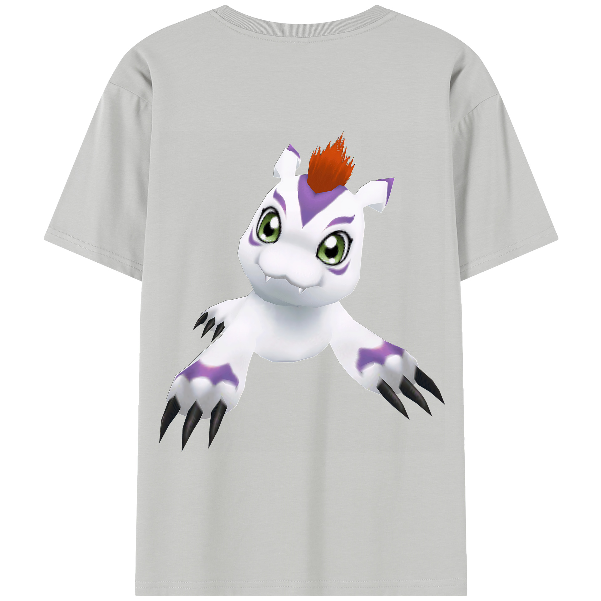 （画像用） Digimon デジタルモンスター/デジモン レディース半袖Tシャツ(バックプリント)