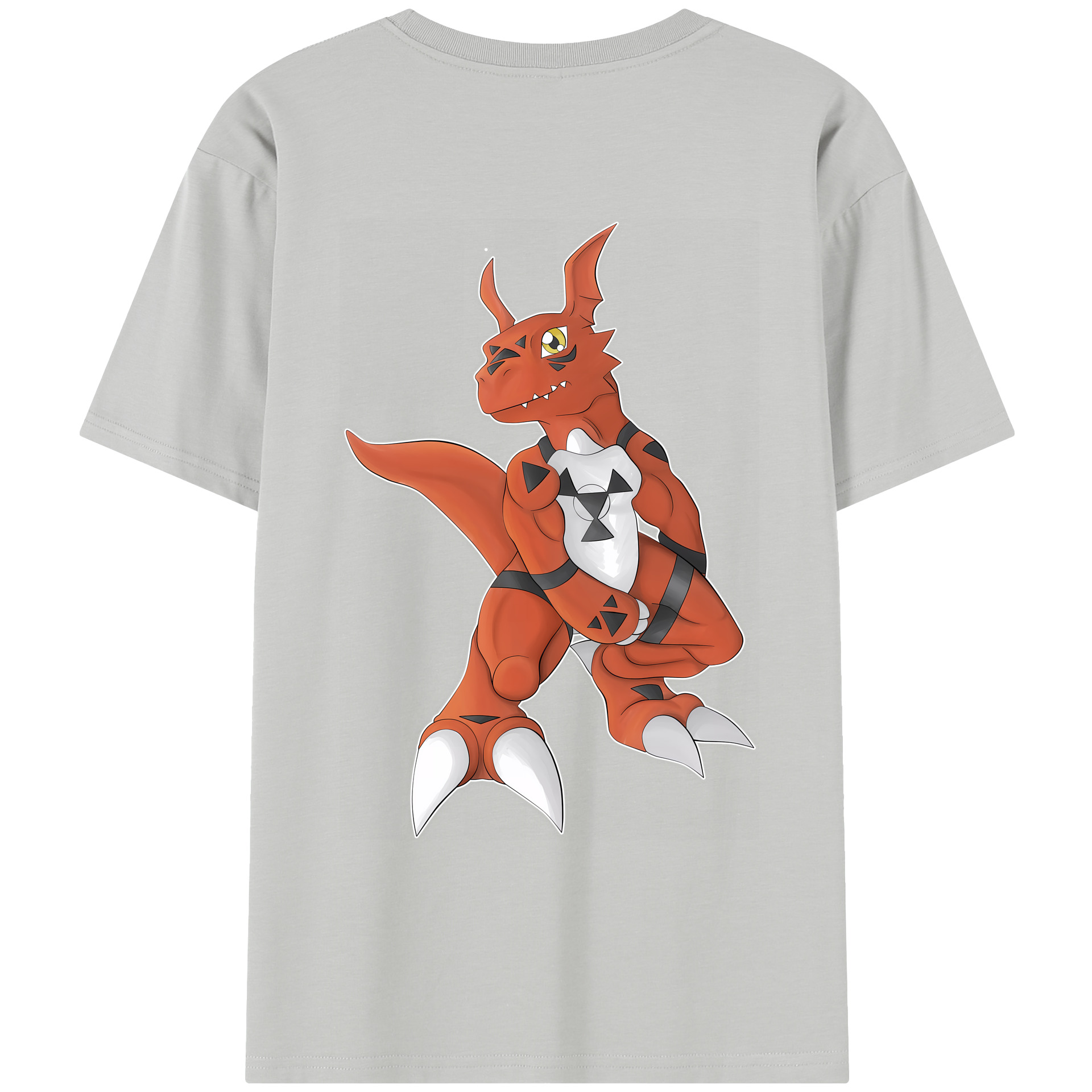 （画像用） Digimon デジタルモンスター/デジモン レディース半袖Tシャツ(バックプリント)