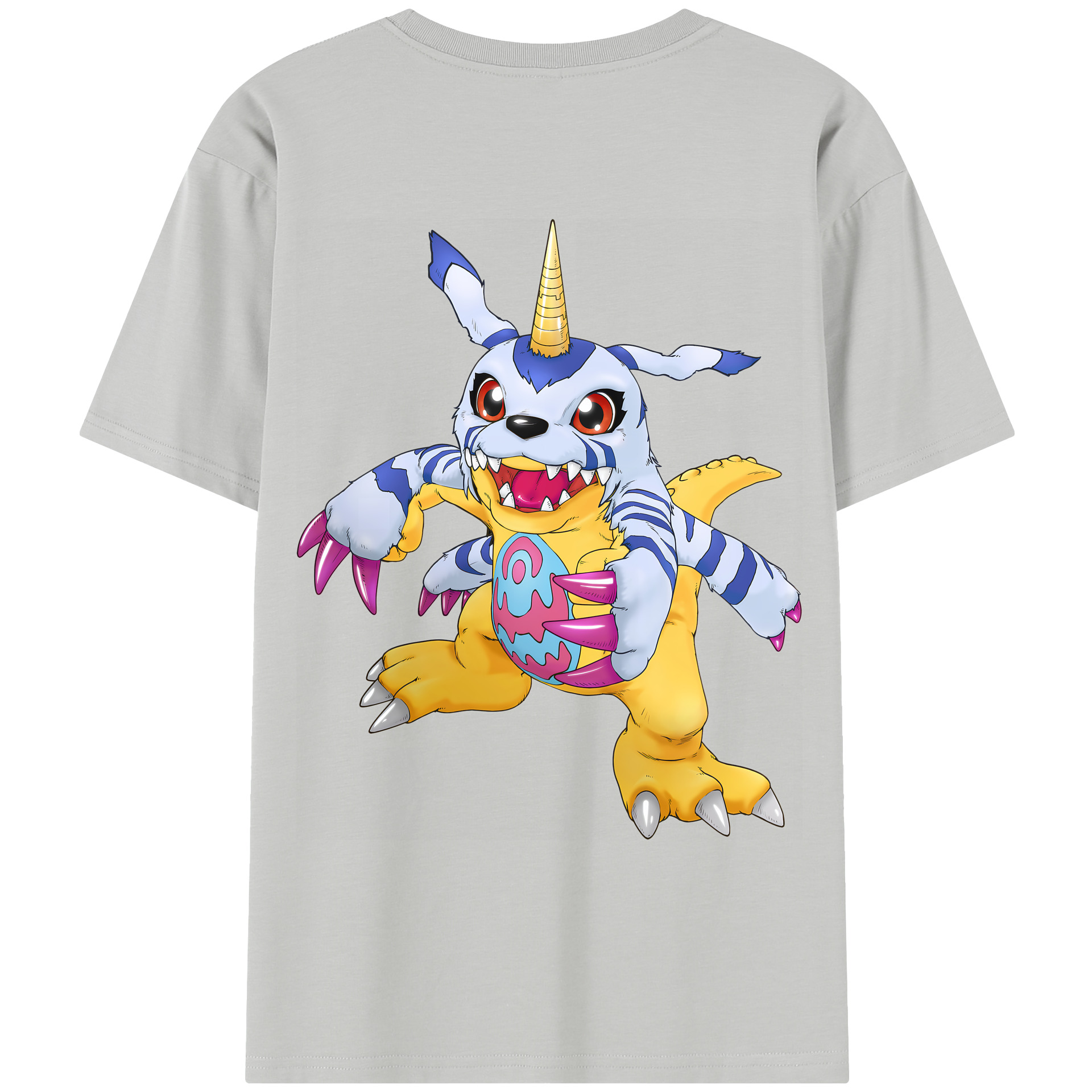 （画像用） Digimon デジタルモンスター/デジモン レディース半袖Tシャツ(バックプリント)