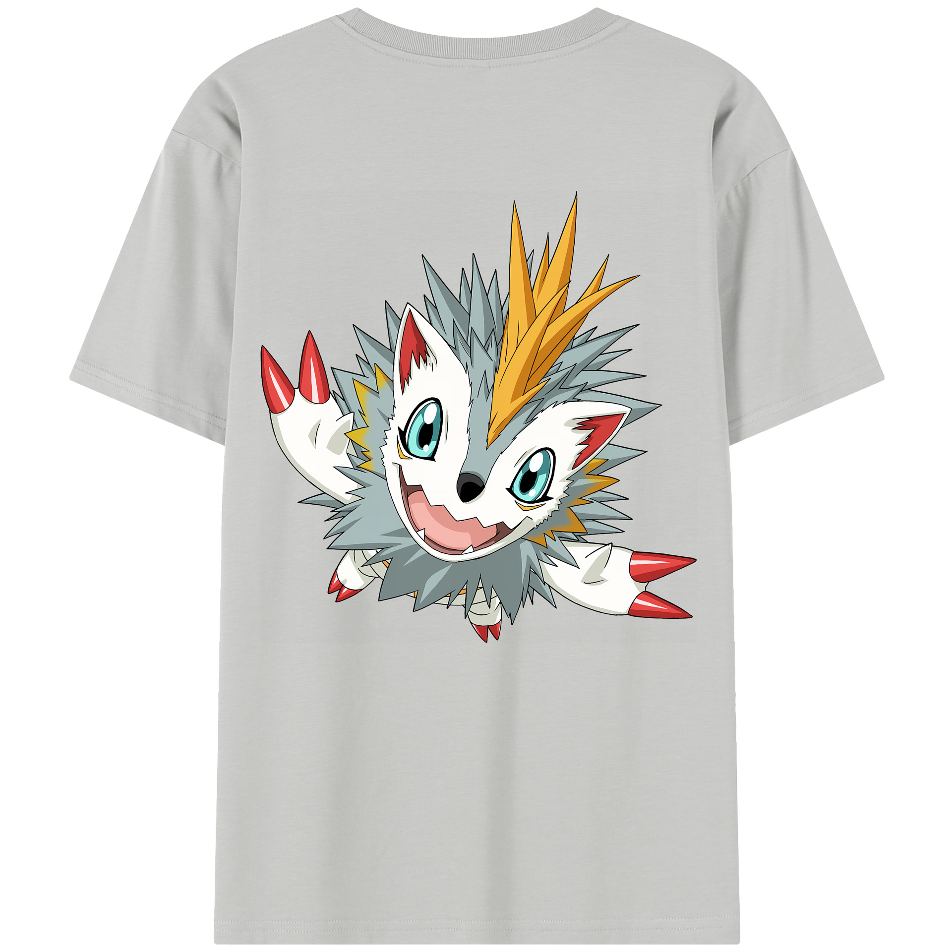（画像用） Digimon デジタルモンスター/デジモン レディース半袖Tシャツ(バックプリント)