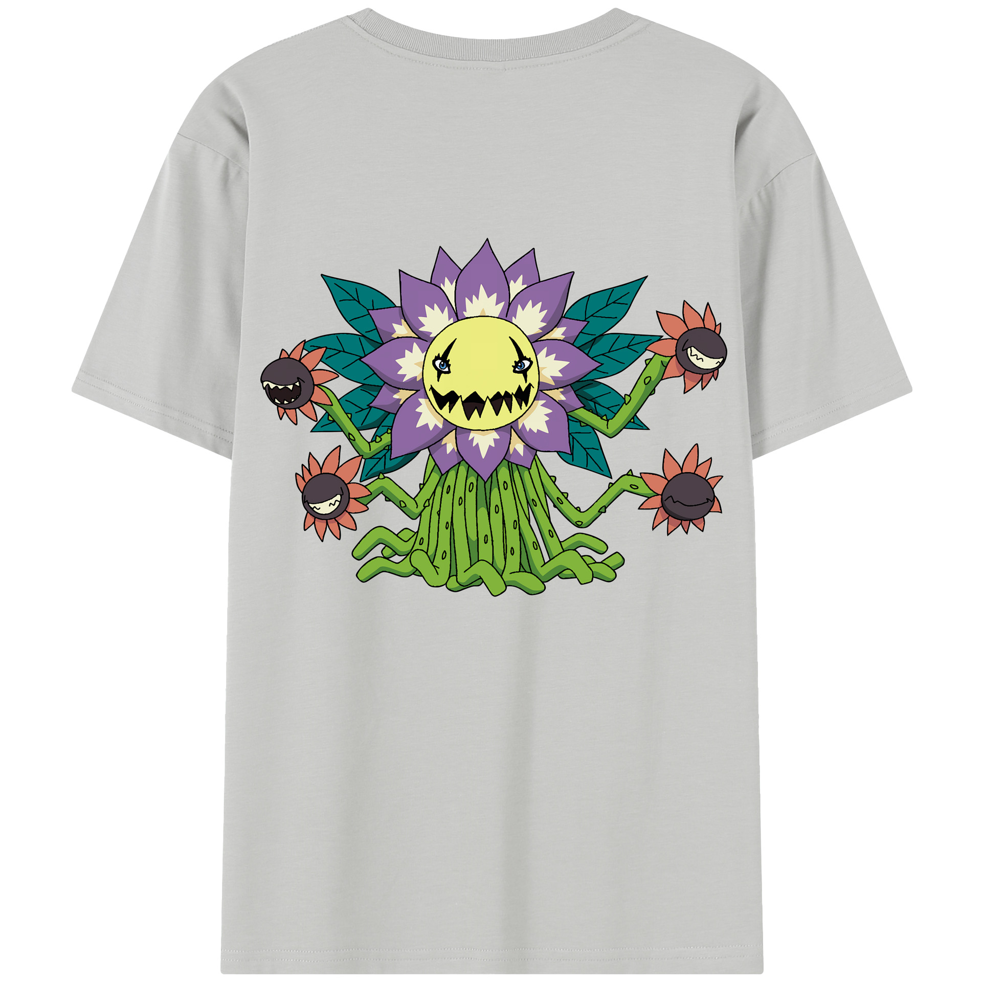 （画像用） Digimon デジタルモンスター/デジモン レディース半袖Tシャツ(バックプリント)