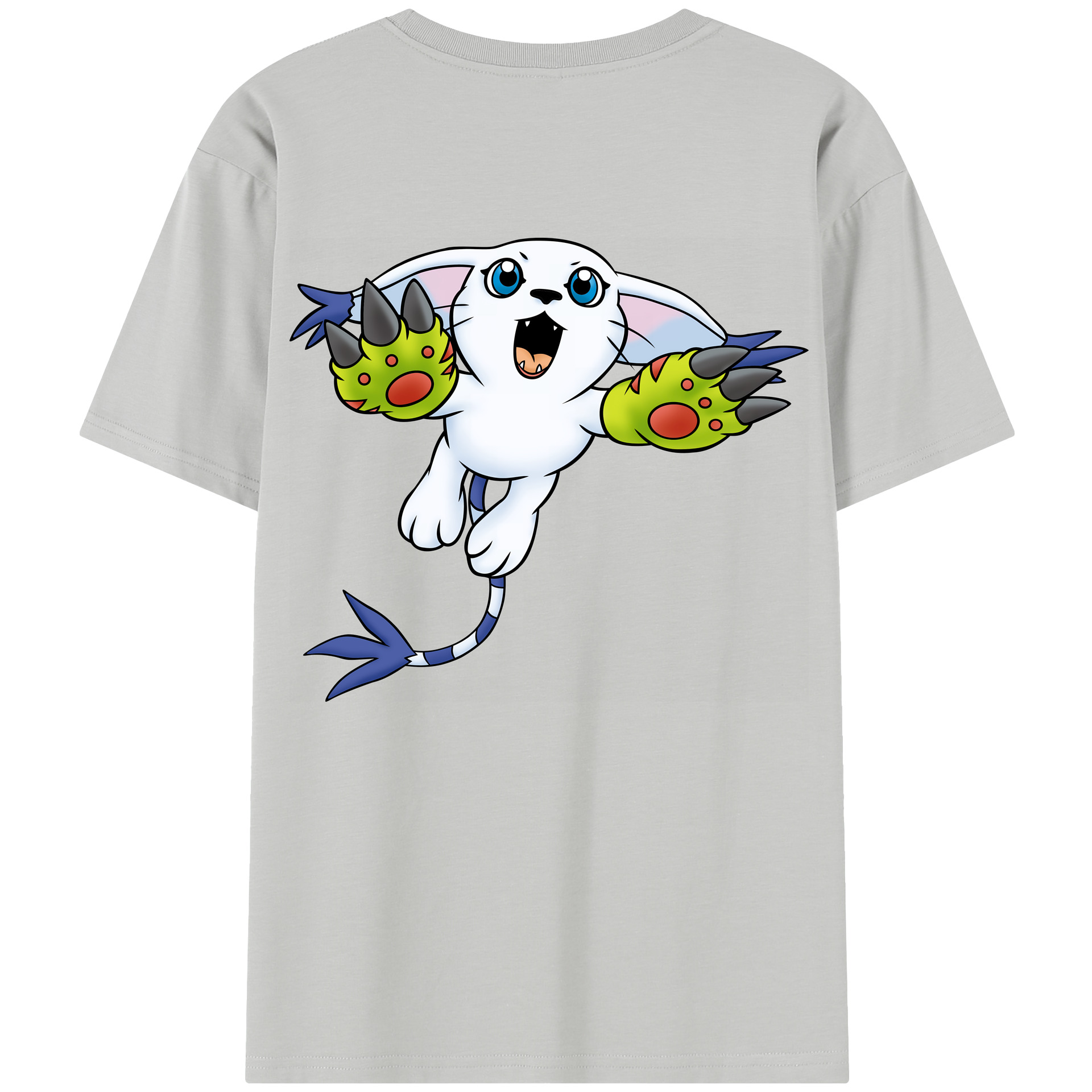 （画像用） Digimon デジタルモンスター/デジモン レディース半袖Tシャツ(バックプリント)