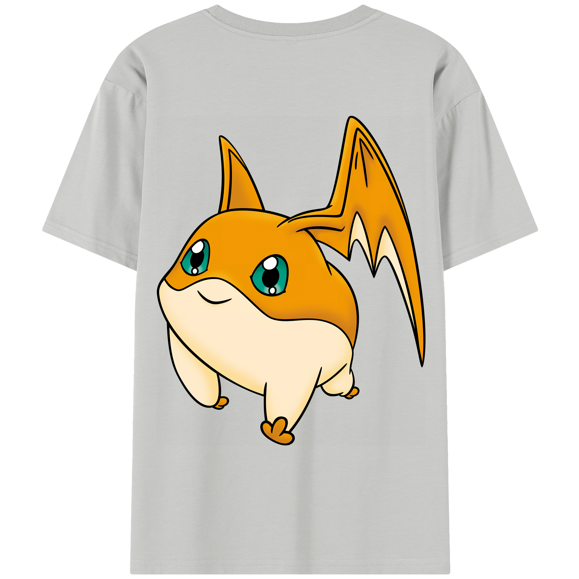 （画像用） Digimon デジタルモンスター/デジモン レディース半袖Tシャツ(バックプリント)