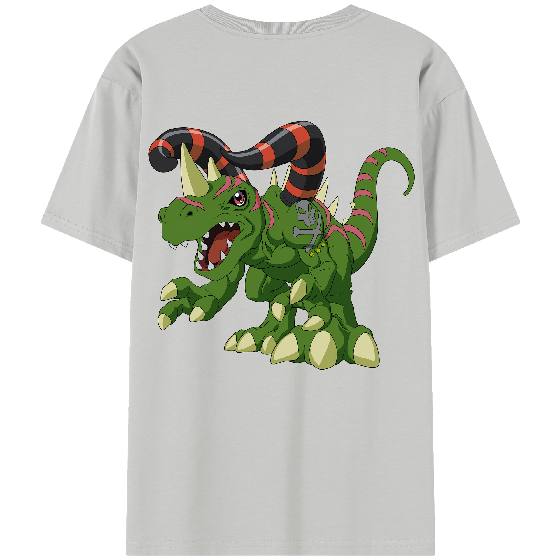 （画像用） Digimon デジタルモンスター/デジモン レディース半袖Tシャツ(バックプリント)