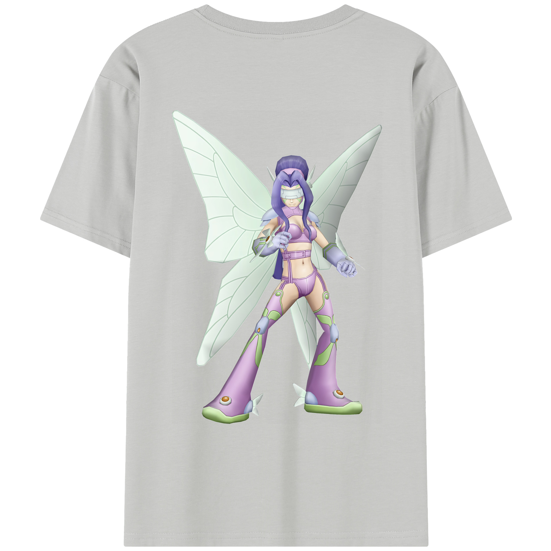 （画像用） Digimon デジタルモンスター/デジモン レディース半袖Tシャツ(バックプリント)
