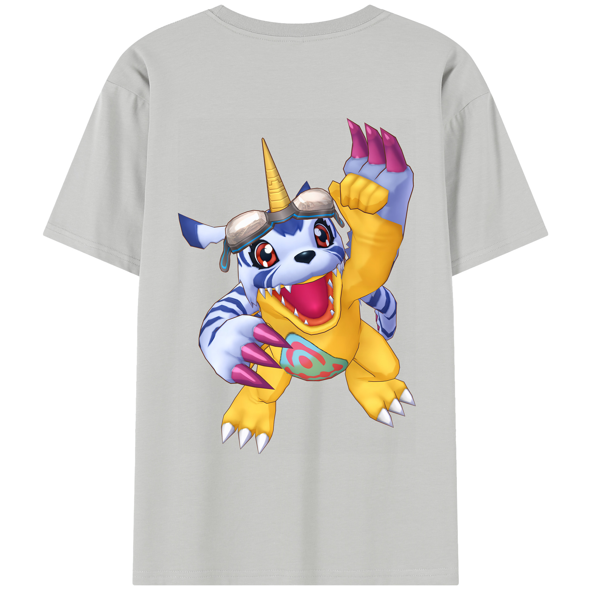 （画像用） Digimon デジタルモンスター/デジモン レディース半袖Tシャツ(バックプリント)